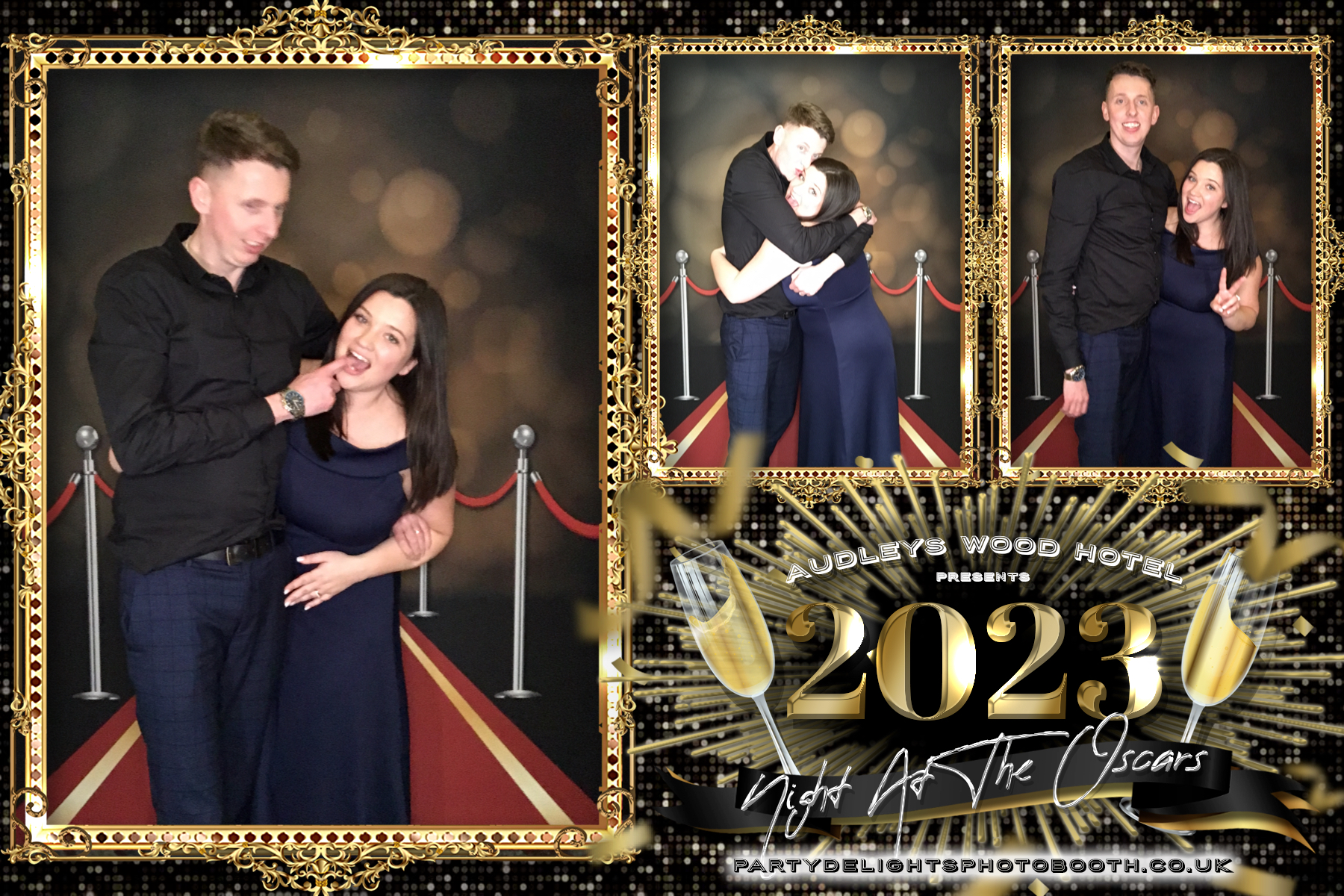 Audleys Wood Hotel - Oscars Red carpet Staff Party 2023 | View more photos from the event at gallery.partydelightsphotobooth.co.uk/u/PartyDelightsPhotoBooth/Audleys-Wood-Hotel-Oscars-Red-carpet-Staff-Party-2023