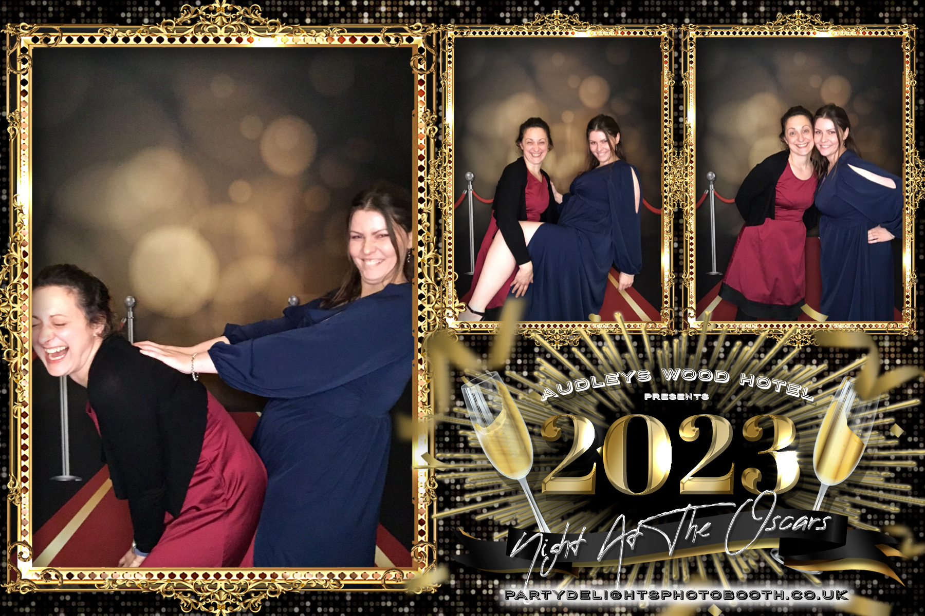 Audleys Wood Hotel - Oscars Red carpet Staff Party 2023 | View more photos from the event at gallery.partydelightsphotobooth.co.uk/u/PartyDelightsPhotoBooth/Audleys-Wood-Hotel-Oscars-Red-carpet-Staff-Party-2023