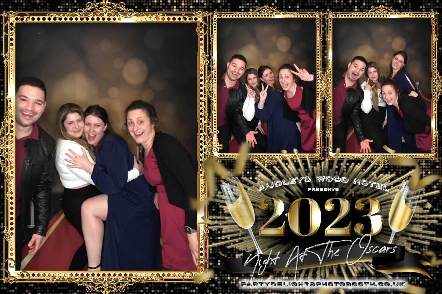 Audleys Wood Hotel - Oscars Red carpet Staff Party 2023 | View more photos from the event at gallery.partydelightsphotobooth.co.uk/u/PartyDelightsPhotoBooth/Audleys-Wood-Hotel-Oscars-Red-carpet-Staff-Party-2023