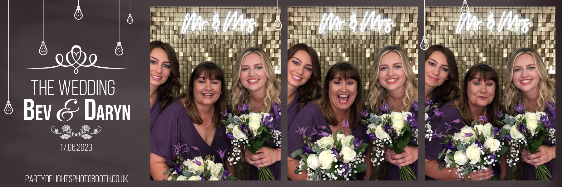 Bev & Daryn’s Wedding | View more photos from the event at gallery.partydelightsphotobooth.co.uk/u/PartyDelightsPhotoBooth/Bev-Daryn’s-Wedding
