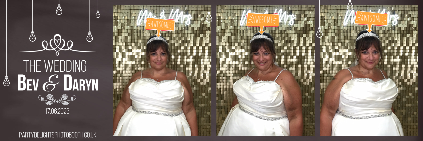 Bev & Daryn’s Wedding | View more photos from the event at gallery.partydelightsphotobooth.co.uk/u/PartyDelightsPhotoBooth/Bev-Daryn’s-Wedding