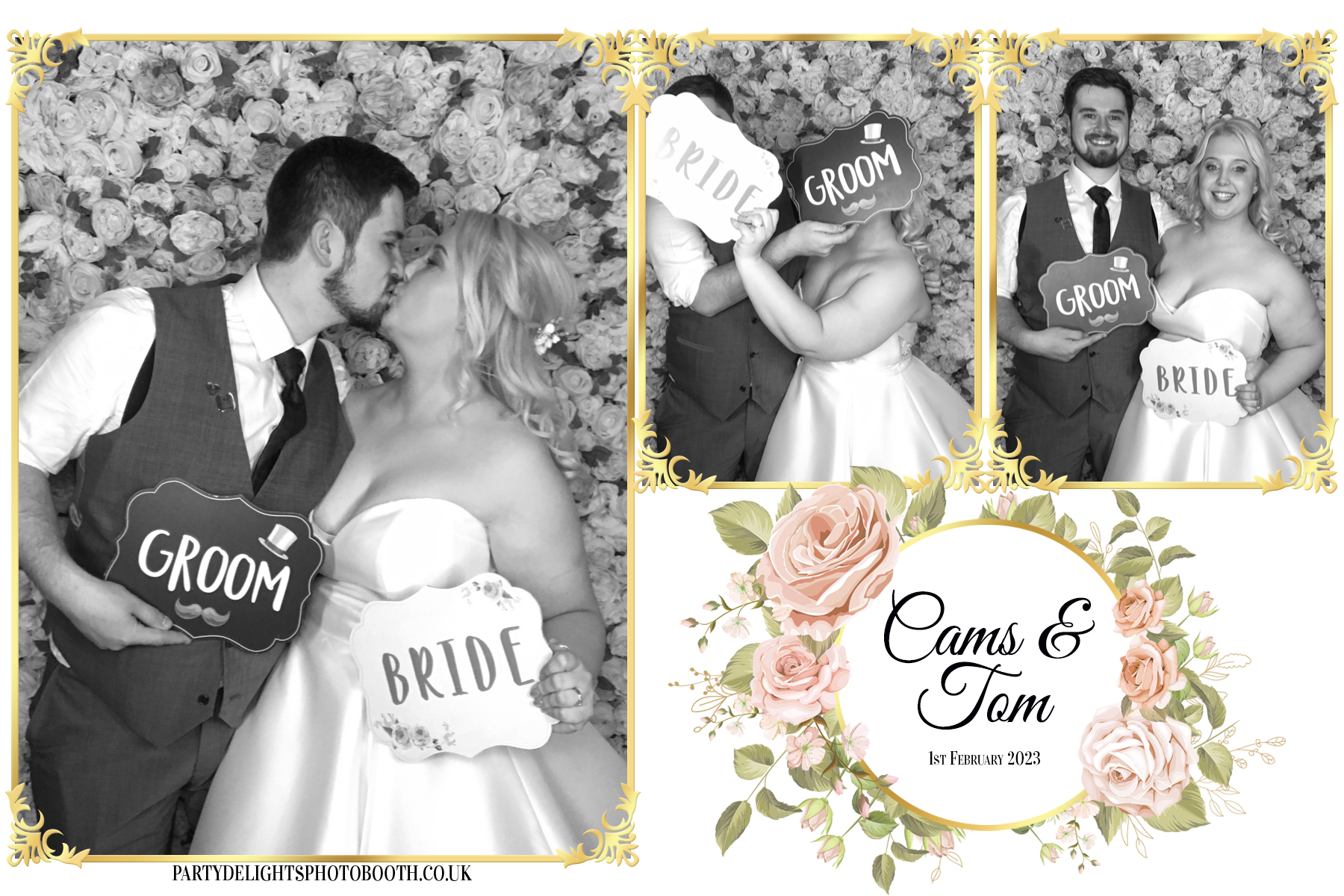 Cams & Tom's Wedding | View more photos from the event at gallery.partydelightsphotobooth.co.uk/u/PartyDelightsPhotoBooth/Cams-Toms-Wedding