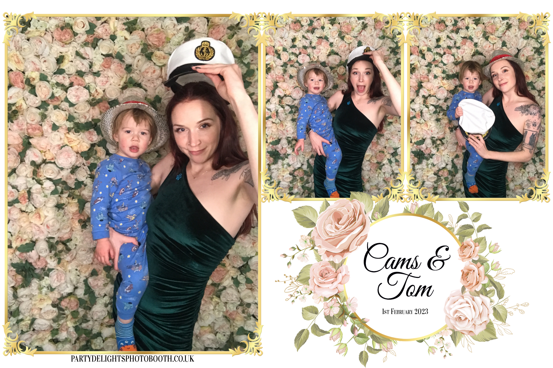 Cams & Tom's Wedding | View more photos from the event at gallery.partydelightsphotobooth.co.uk/u/PartyDelightsPhotoBooth/Cams-Toms-Wedding