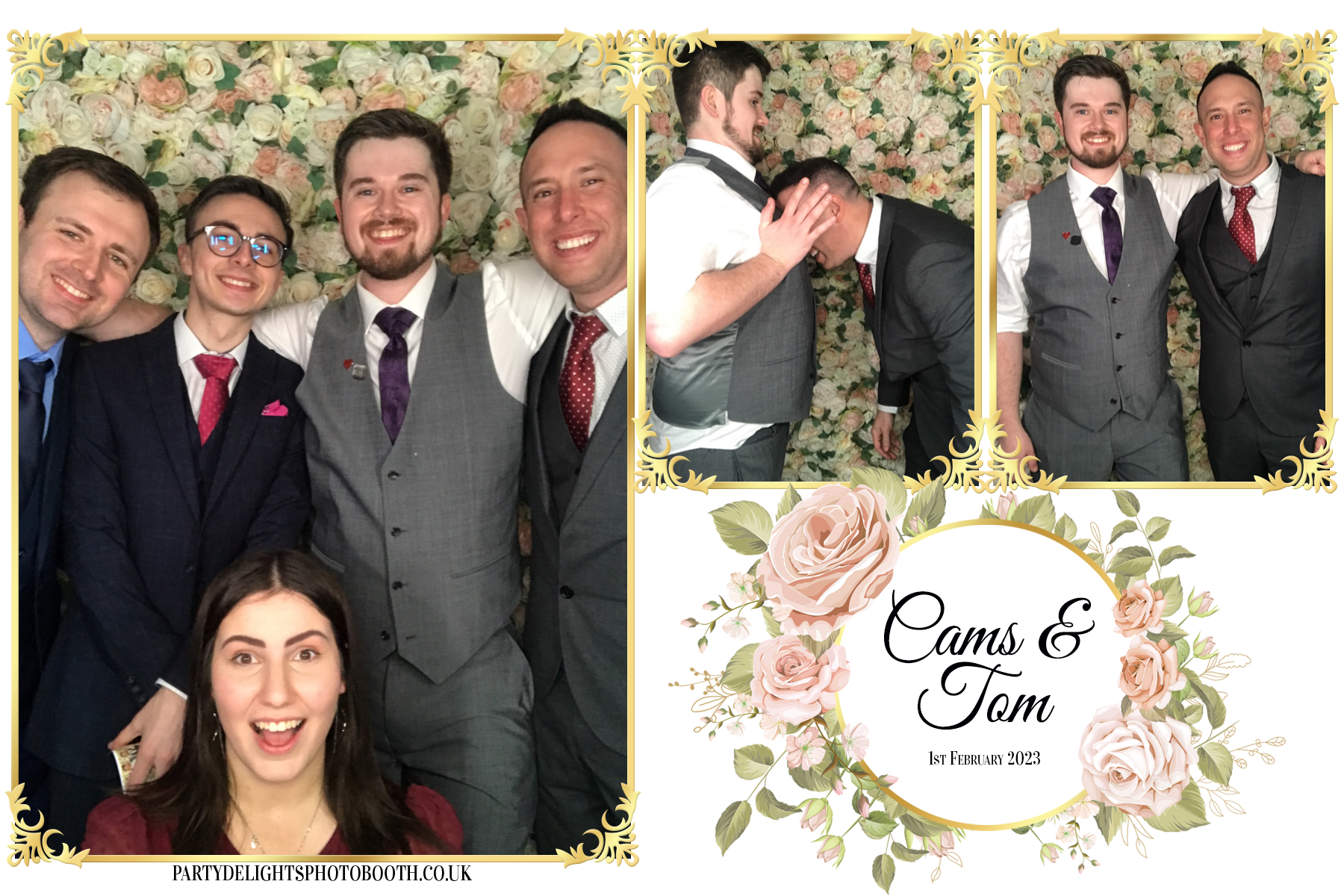 Cams & Tom's Wedding | View more photos from the event at gallery.partydelightsphotobooth.co.uk/u/PartyDelightsPhotoBooth/Cams-Toms-Wedding