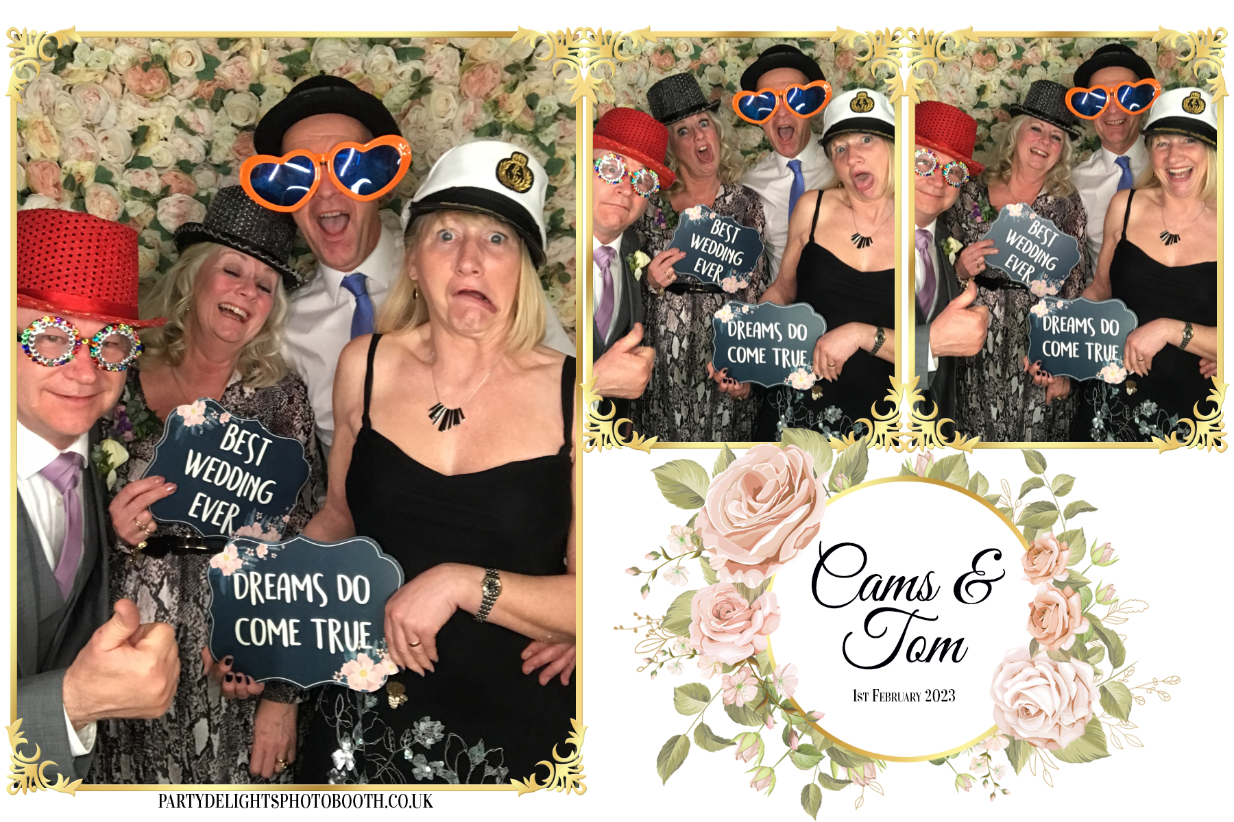 Cams & Tom's Wedding | View more photos from the event at gallery.partydelightsphotobooth.co.uk/u/PartyDelightsPhotoBooth/Cams-Toms-Wedding