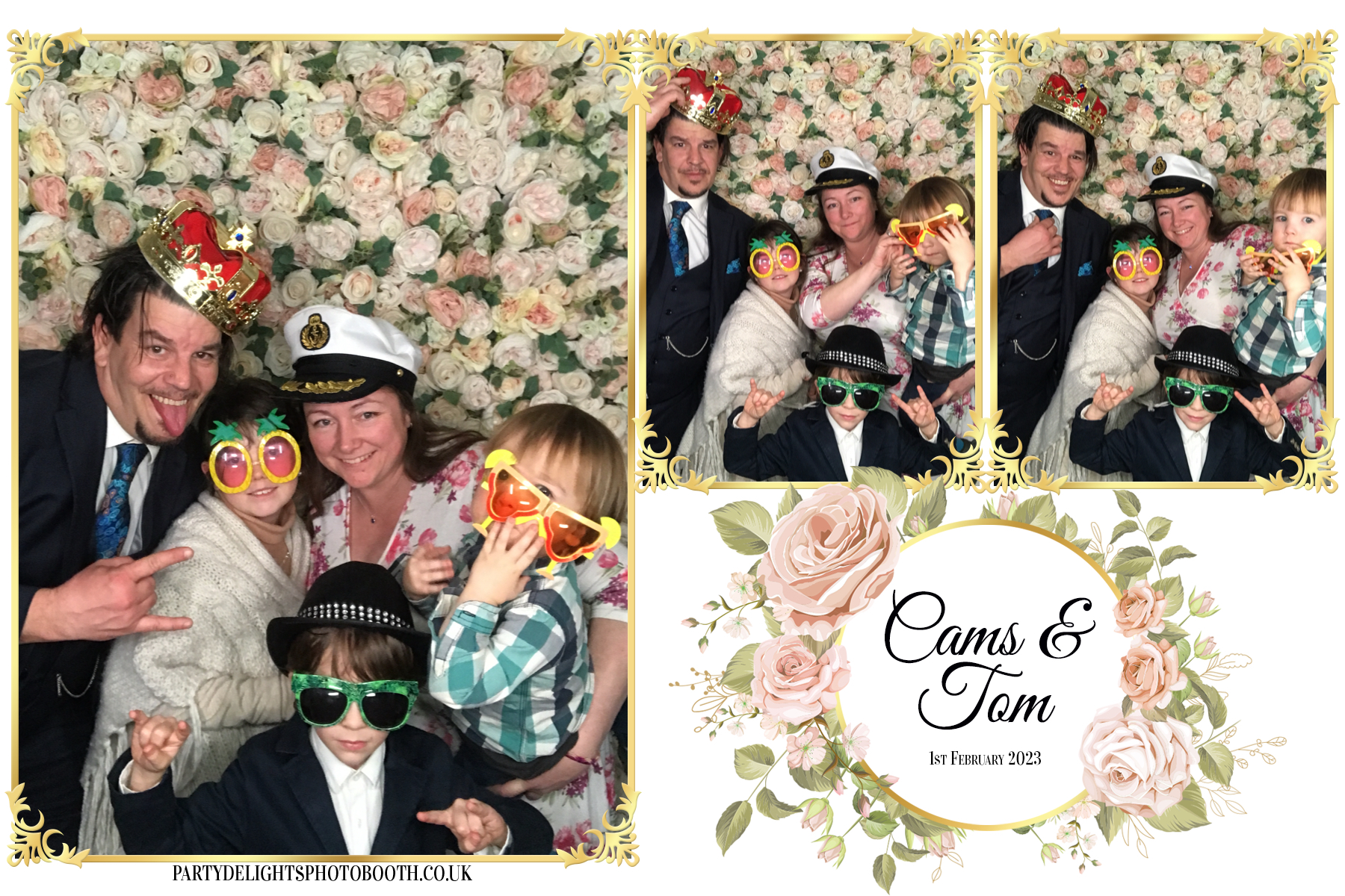 Cams & Tom's Wedding | View more photos from the event at gallery.partydelightsphotobooth.co.uk/u/PartyDelightsPhotoBooth/Cams-Toms-Wedding