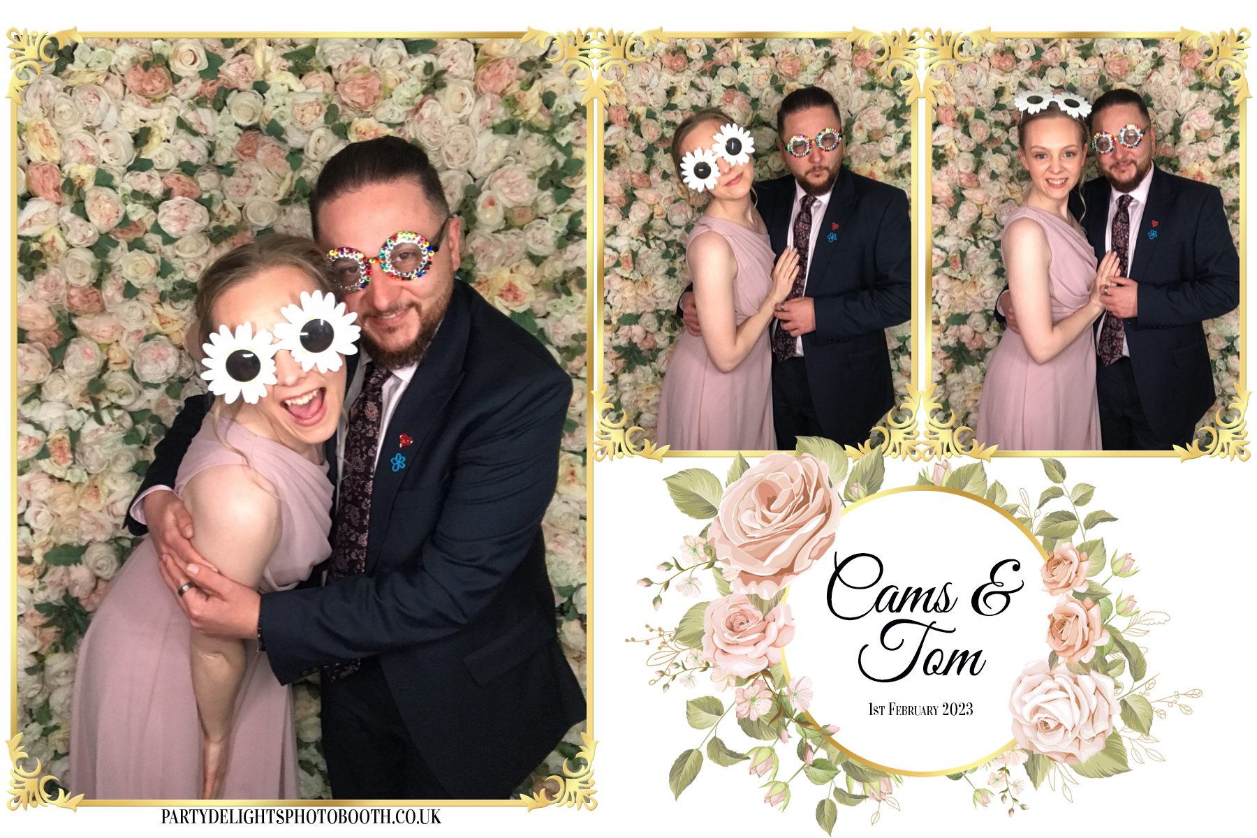 Cams & Tom's Wedding | View more photos from the event at gallery.partydelightsphotobooth.co.uk/u/PartyDelightsPhotoBooth/Cams-Toms-Wedding
