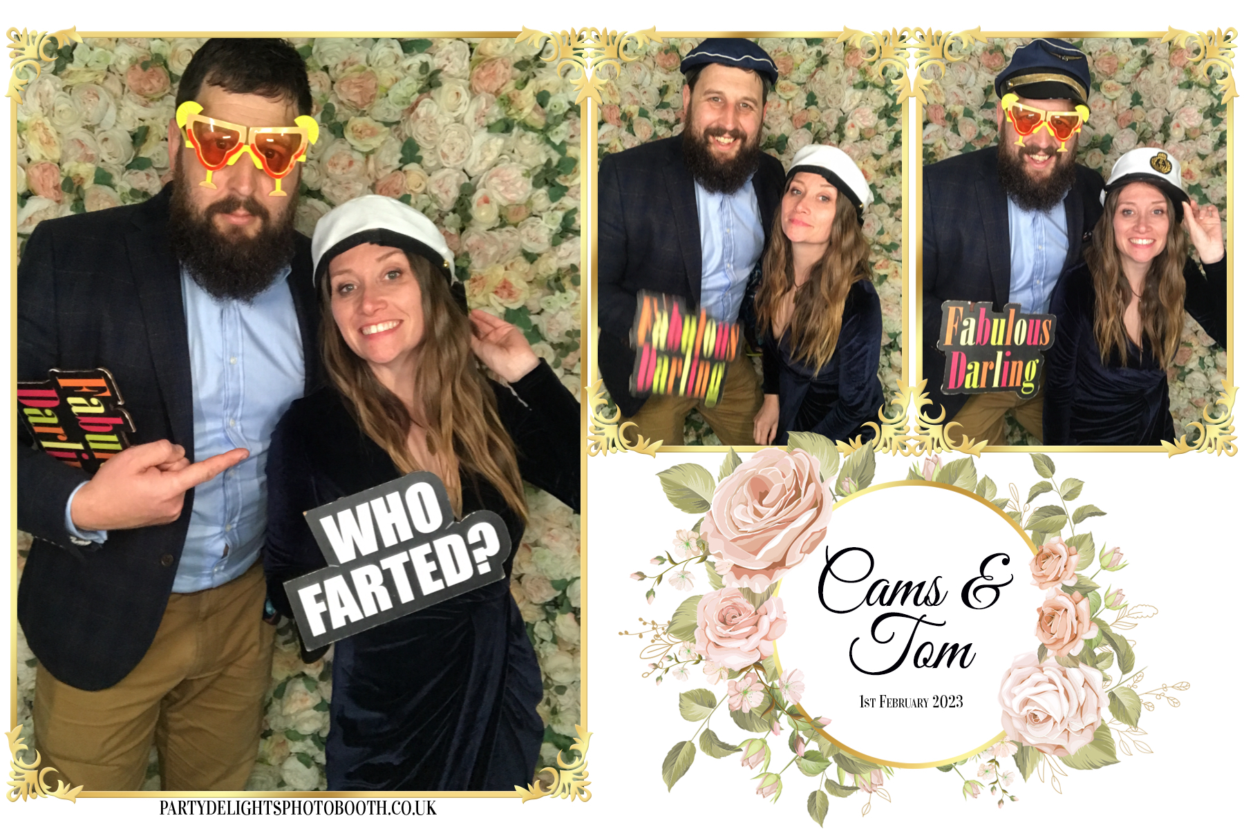 Cams & Tom's Wedding | View more photos from the event at gallery.partydelightsphotobooth.co.uk/u/PartyDelightsPhotoBooth/Cams-Toms-Wedding