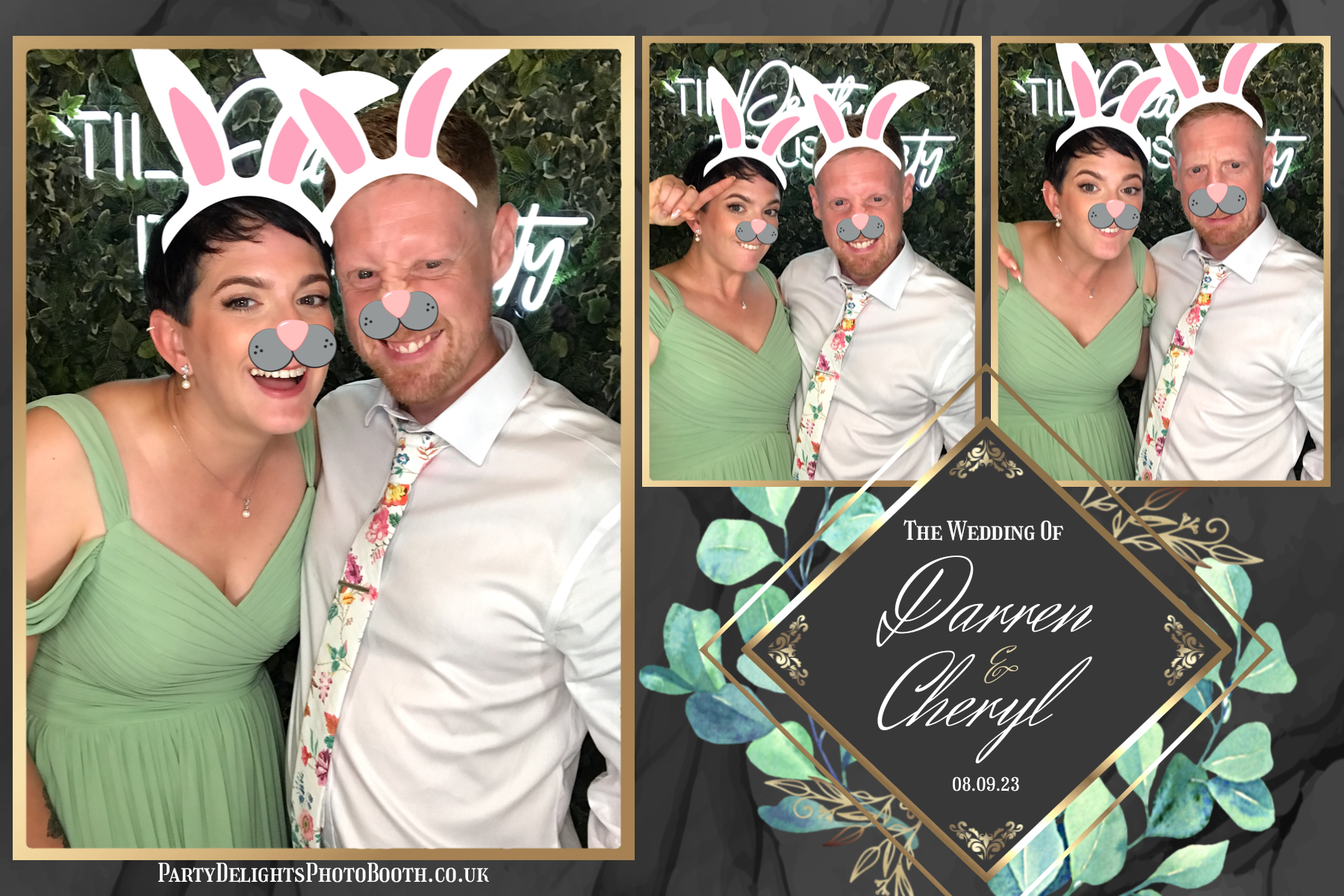 Cheryl & Darren's Wedding | View more photos from the event at gallery.partydelightsphotobooth.co.uk/u/PartyDelightsPhotoBooth/Cheryl-Darrens-Wedding