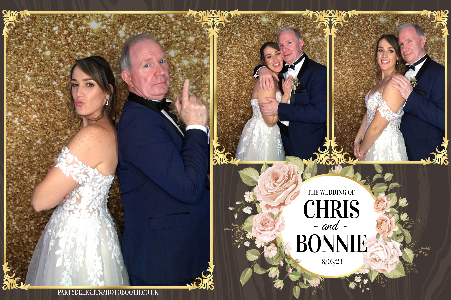 Chris and Bonnie's Wedding | View more photos from the event at gallery.partydelightsphotobooth.co.uk/u/PartyDelightsPhotoBooth/Chris-and-Bonnies-Wedding