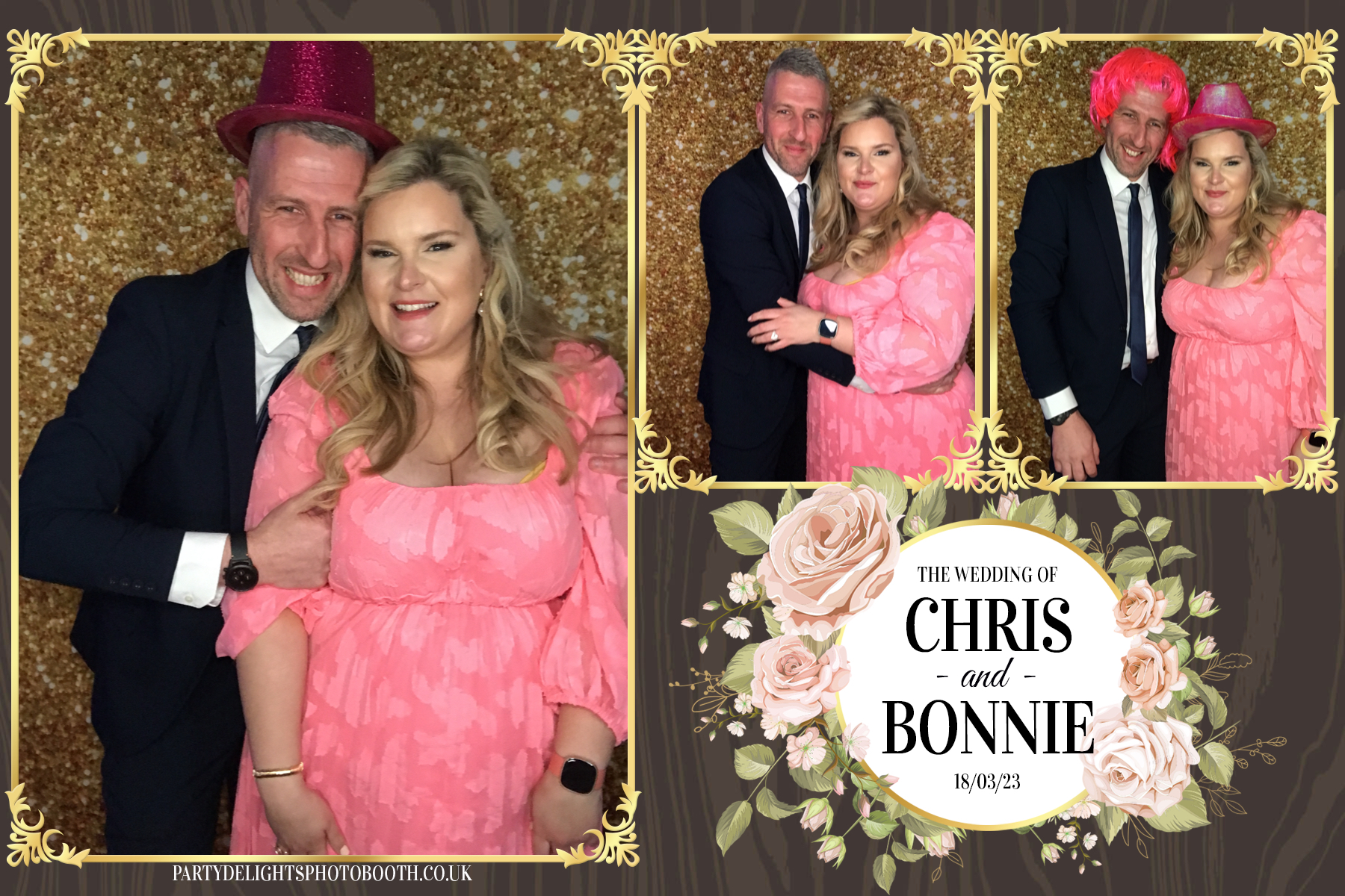 Chris and Bonnie's Wedding | View more photos from the event at gallery.partydelightsphotobooth.co.uk/u/PartyDelightsPhotoBooth/Chris-and-Bonnies-Wedding