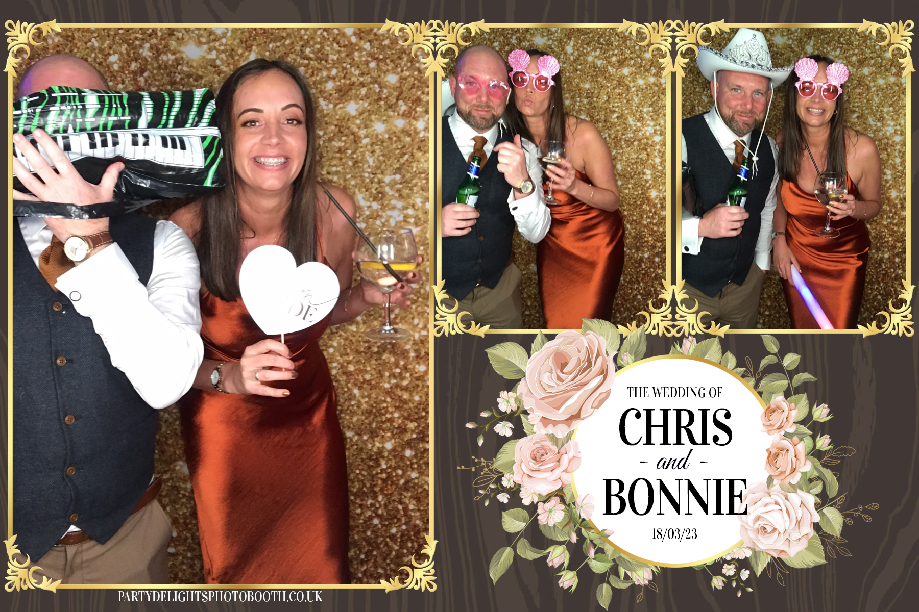 Chris and Bonnie's Wedding | View more photos from the event at gallery.partydelightsphotobooth.co.uk/u/PartyDelightsPhotoBooth/Chris-and-Bonnies-Wedding