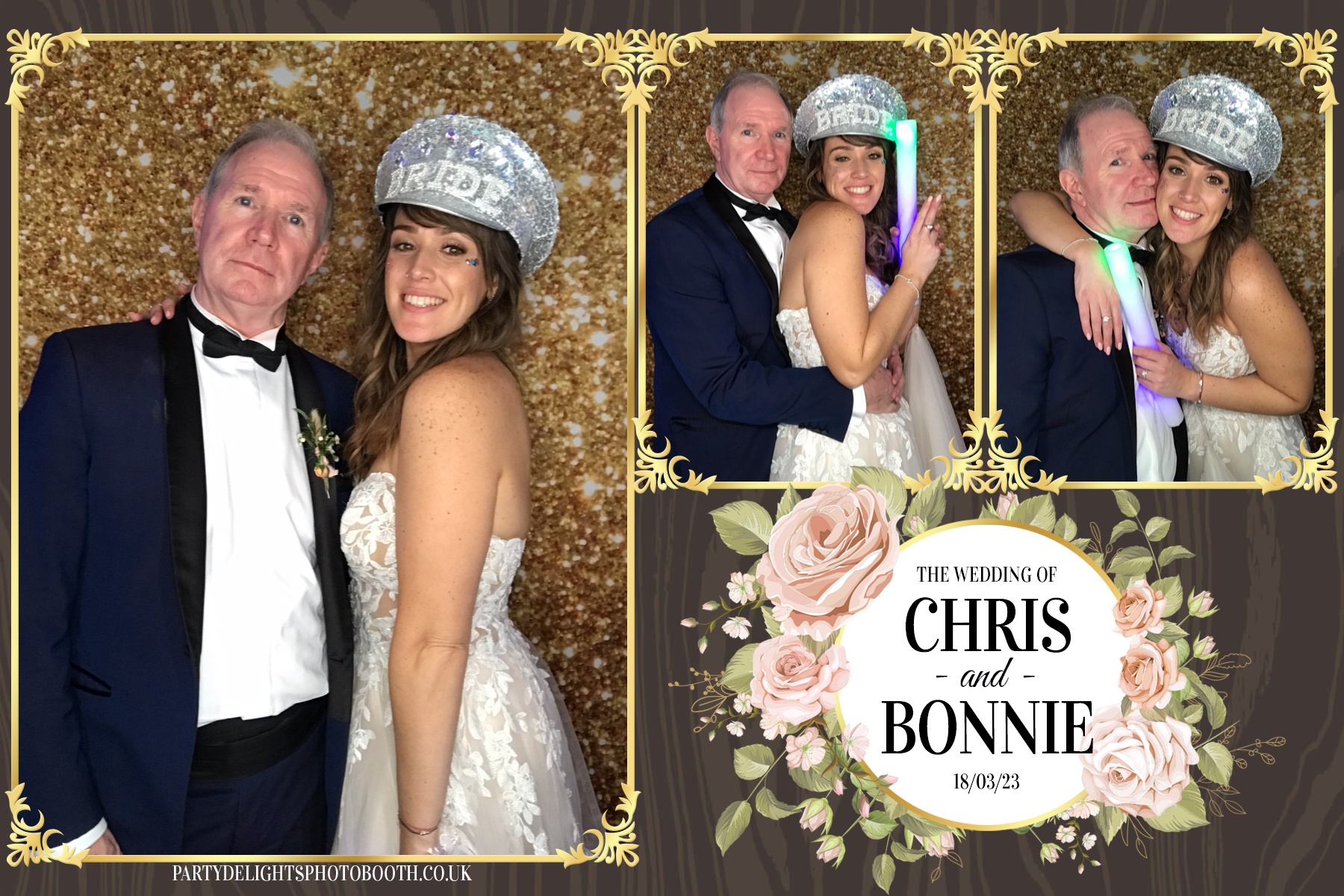 Chris and Bonnie's Wedding | View more photos from the event at gallery.partydelightsphotobooth.co.uk/u/PartyDelightsPhotoBooth/Chris-and-Bonnies-Wedding