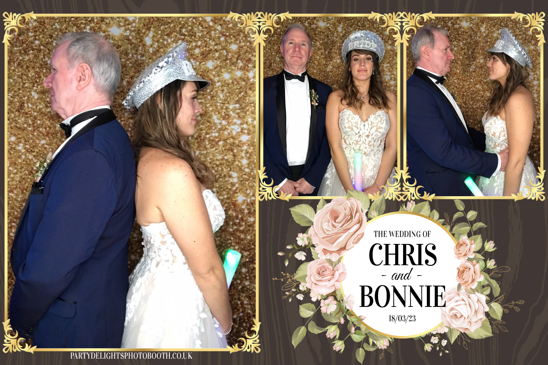 Chris and Bonnie's Wedding | View more photos from the event at gallery.partydelightsphotobooth.co.uk/u/PartyDelightsPhotoBooth/Chris-and-Bonnies-Wedding