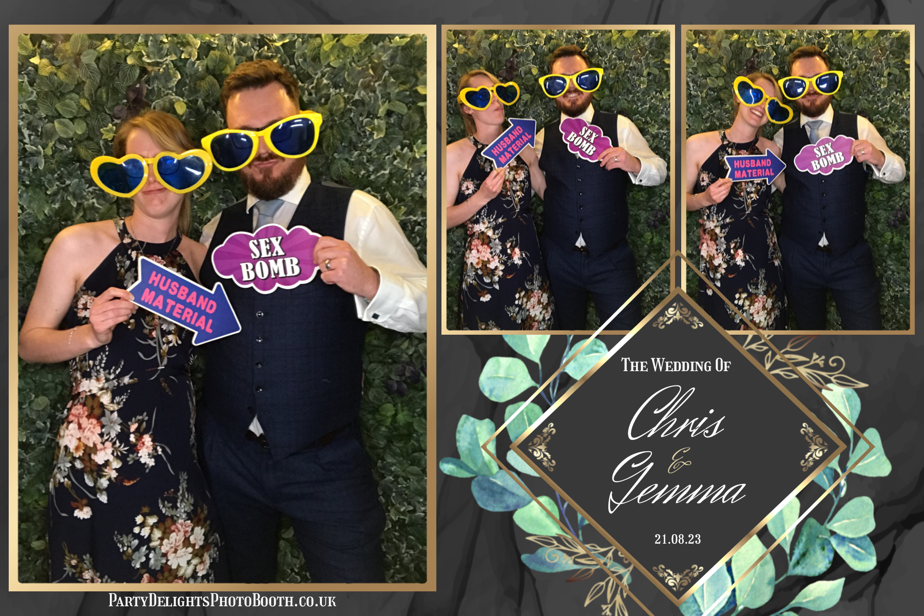 Chris and Gemma’s wedding | View more photos from the event at gallery.partydelightsphotobooth.co.uk/u/PartyDelightsPhotoBooth/Chris-and-Gemma’s-wedding