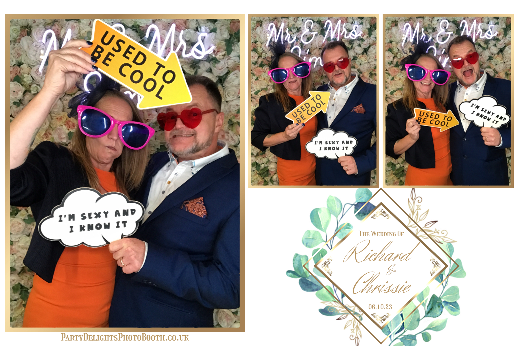Chrissie and Richard | View more photos from the event at gallery.partydelightsphotobooth.co.uk/u/PartyDelightsPhotoBooth/Chrissie-and-Richard