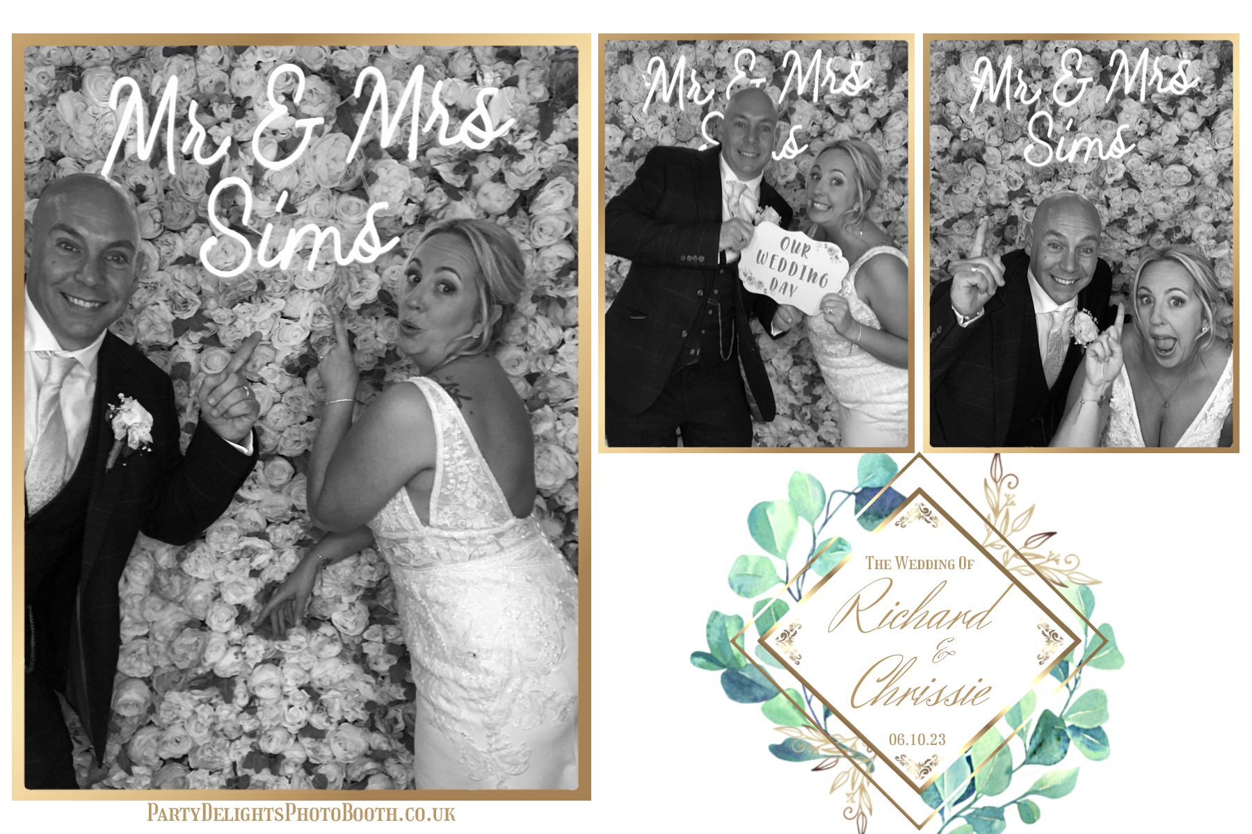 Chrissie and Richard | View more photos from the event at gallery.partydelightsphotobooth.co.uk/u/PartyDelightsPhotoBooth/Chrissie-and-Richard