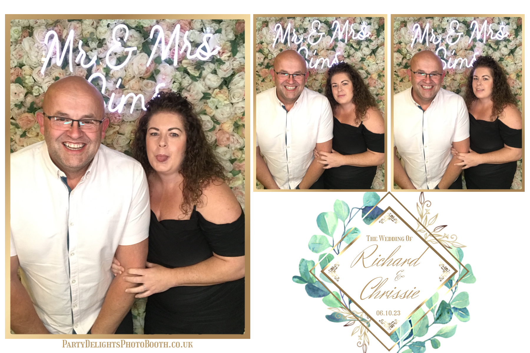Chrissie and Richard | View more photos from the event at gallery.partydelightsphotobooth.co.uk/u/PartyDelightsPhotoBooth/Chrissie-and-Richard
