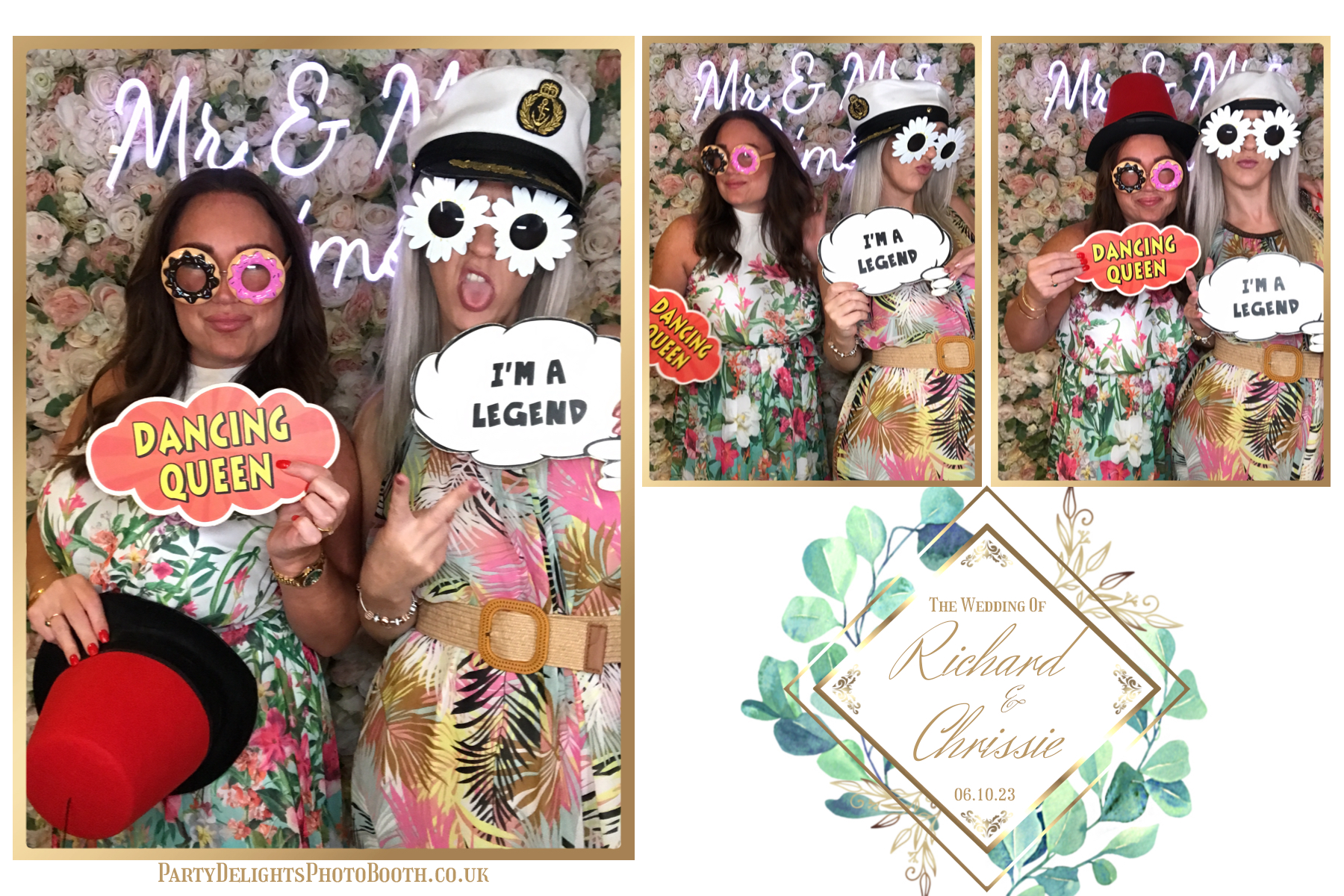Chrissie and Richard | View more photos from the event at gallery.partydelightsphotobooth.co.uk/u/PartyDelightsPhotoBooth/Chrissie-and-Richard