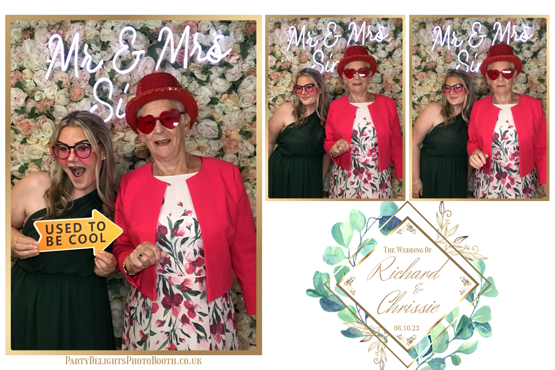 Chrissie and Richard | View more photos from the event at gallery.partydelightsphotobooth.co.uk/u/PartyDelightsPhotoBooth/Chrissie-and-Richard