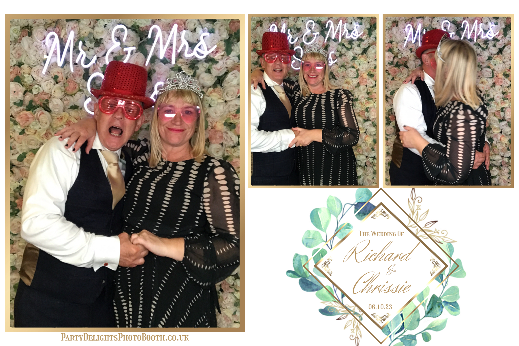 Chrissie and Richard | View more photos from the event at gallery.partydelightsphotobooth.co.uk/u/PartyDelightsPhotoBooth/Chrissie-and-Richard