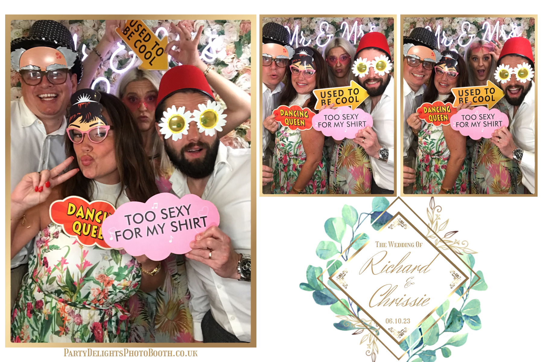 Chrissie and Richard | View more photos from the event at gallery.partydelightsphotobooth.co.uk/u/PartyDelightsPhotoBooth/Chrissie-and-Richard