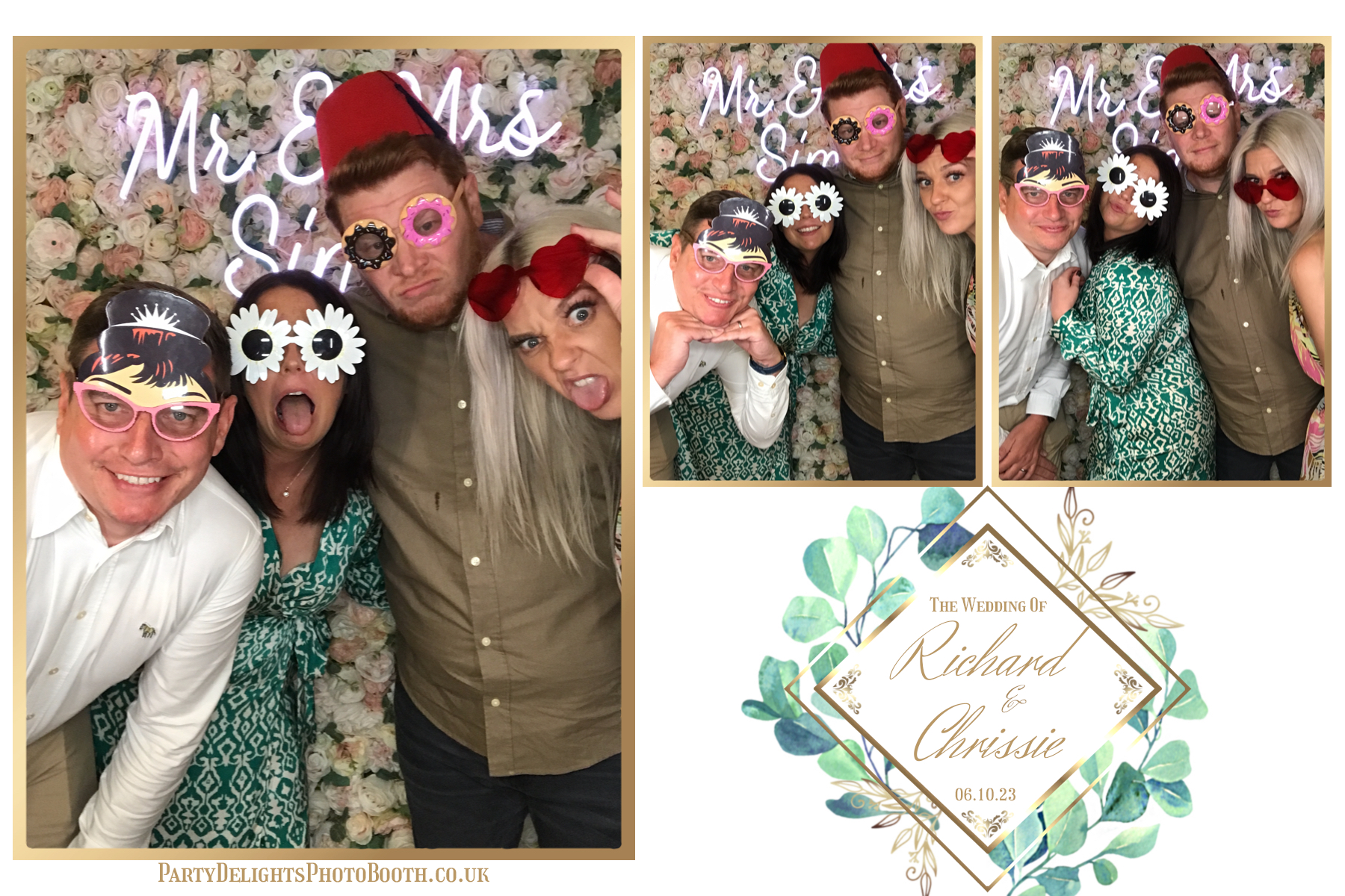 Chrissie and Richard | View more photos from the event at gallery.partydelightsphotobooth.co.uk/u/PartyDelightsPhotoBooth/Chrissie-and-Richard