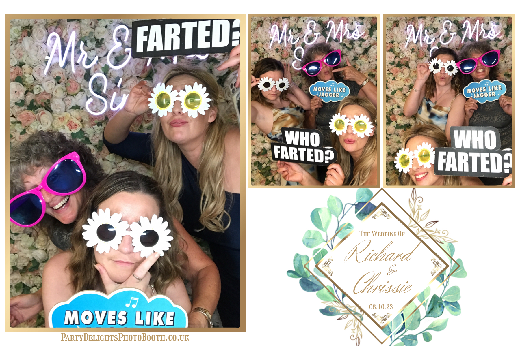 Chrissie and Richard | View more photos from the event at gallery.partydelightsphotobooth.co.uk/u/PartyDelightsPhotoBooth/Chrissie-and-Richard