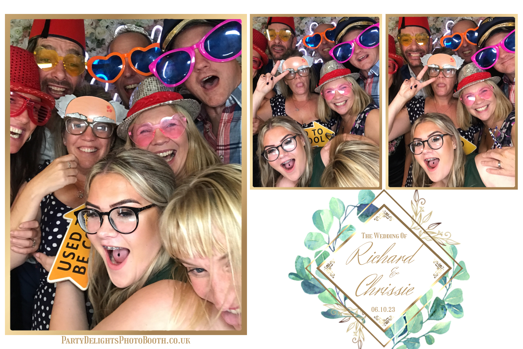 Chrissie and Richard | View more photos from the event at gallery.partydelightsphotobooth.co.uk/u/PartyDelightsPhotoBooth/Chrissie-and-Richard