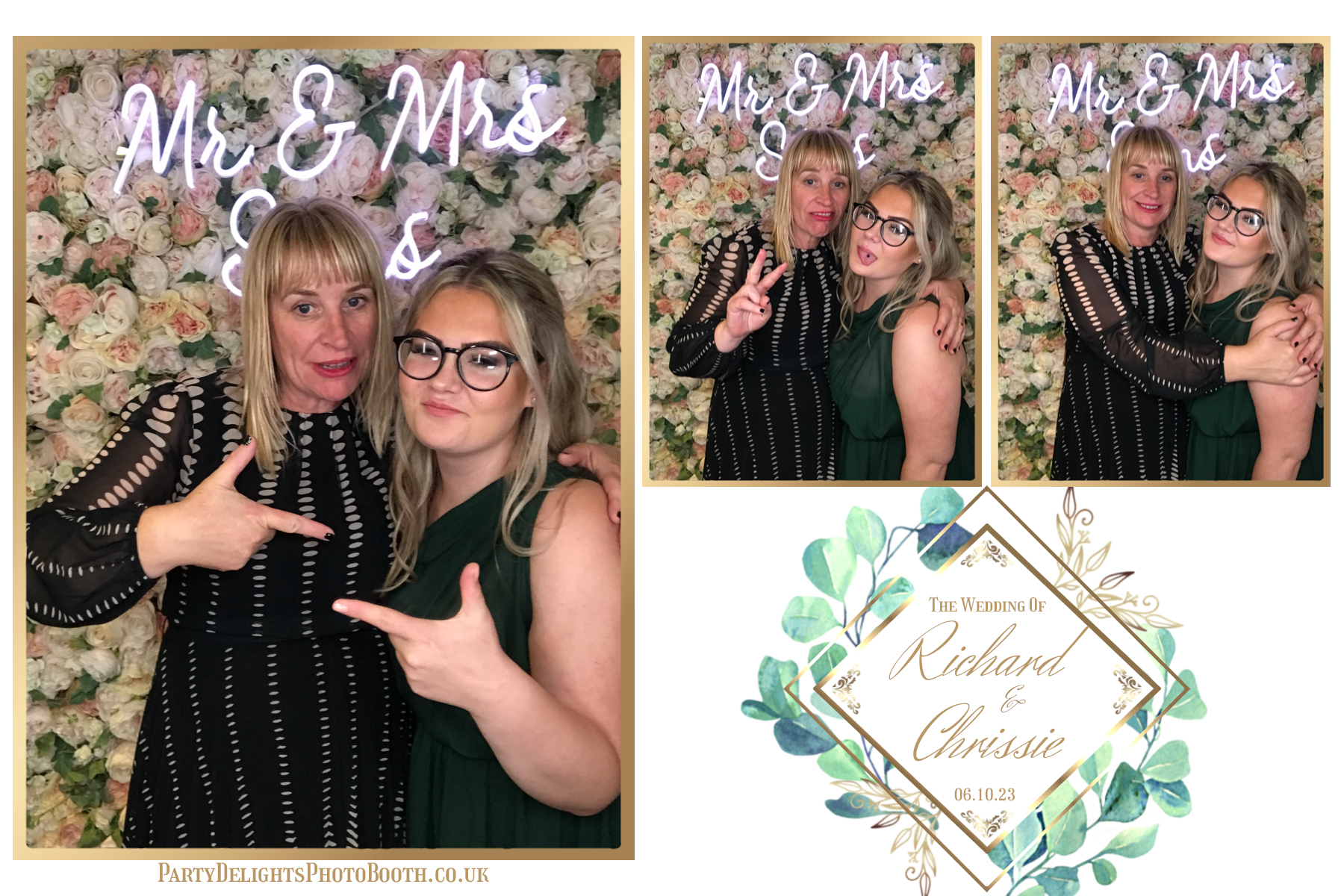 Chrissie and Richard | View more photos from the event at gallery.partydelightsphotobooth.co.uk/u/PartyDelightsPhotoBooth/Chrissie-and-Richard