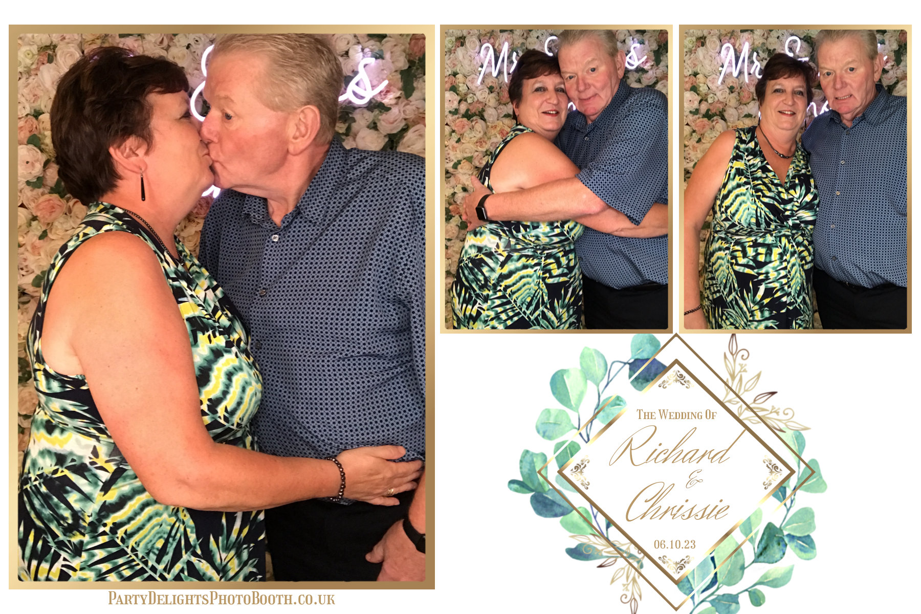 Chrissie and Richard | View more photos from the event at gallery.partydelightsphotobooth.co.uk/u/PartyDelightsPhotoBooth/Chrissie-and-Richard