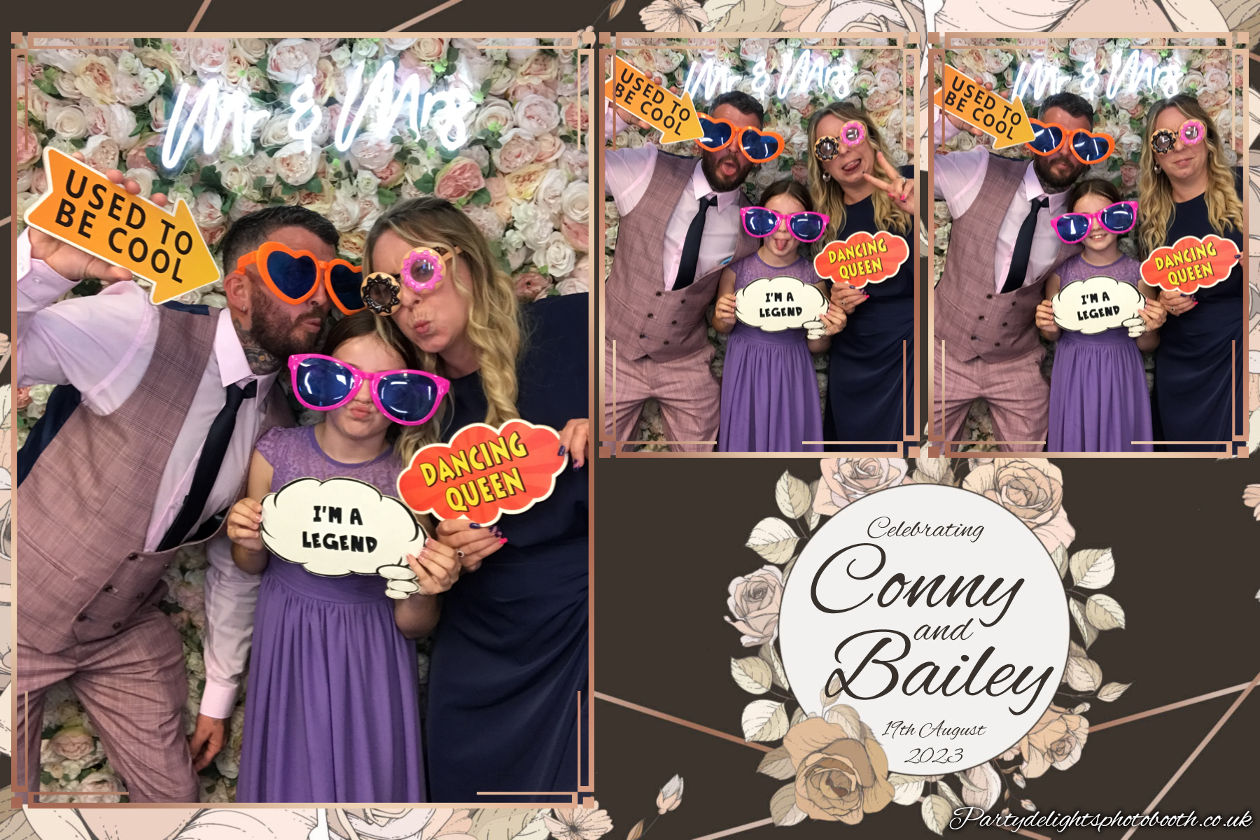 Conny & Bailey’s Wedding | View more photos from the event at gallery.partydelightsphotobooth.co.uk/u/PartyDelightsPhotoBooth/Conny-Bailey’s-Wedding