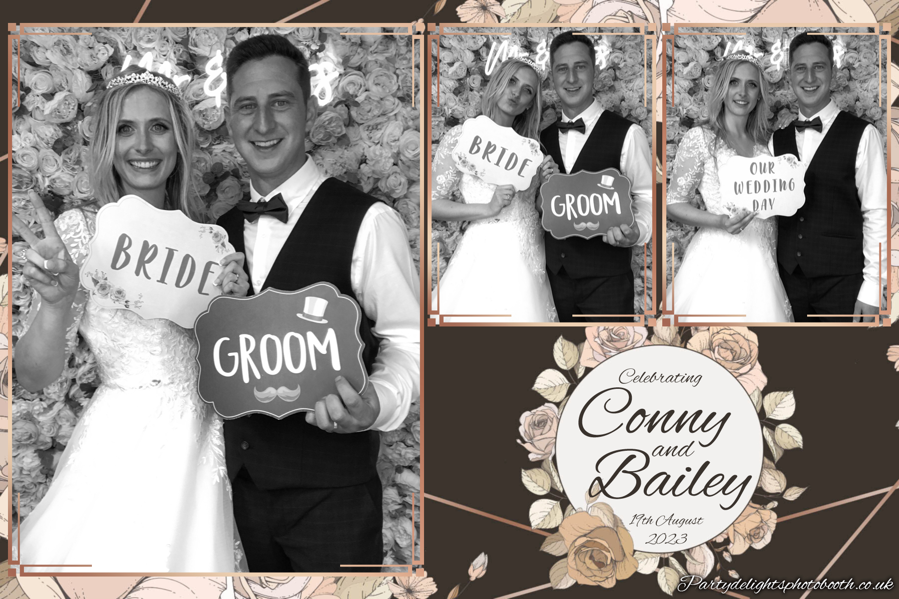 Conny & Bailey’s Wedding | View more photos from the event at gallery.partydelightsphotobooth.co.uk/u/PartyDelightsPhotoBooth/Conny-Bailey’s-Wedding