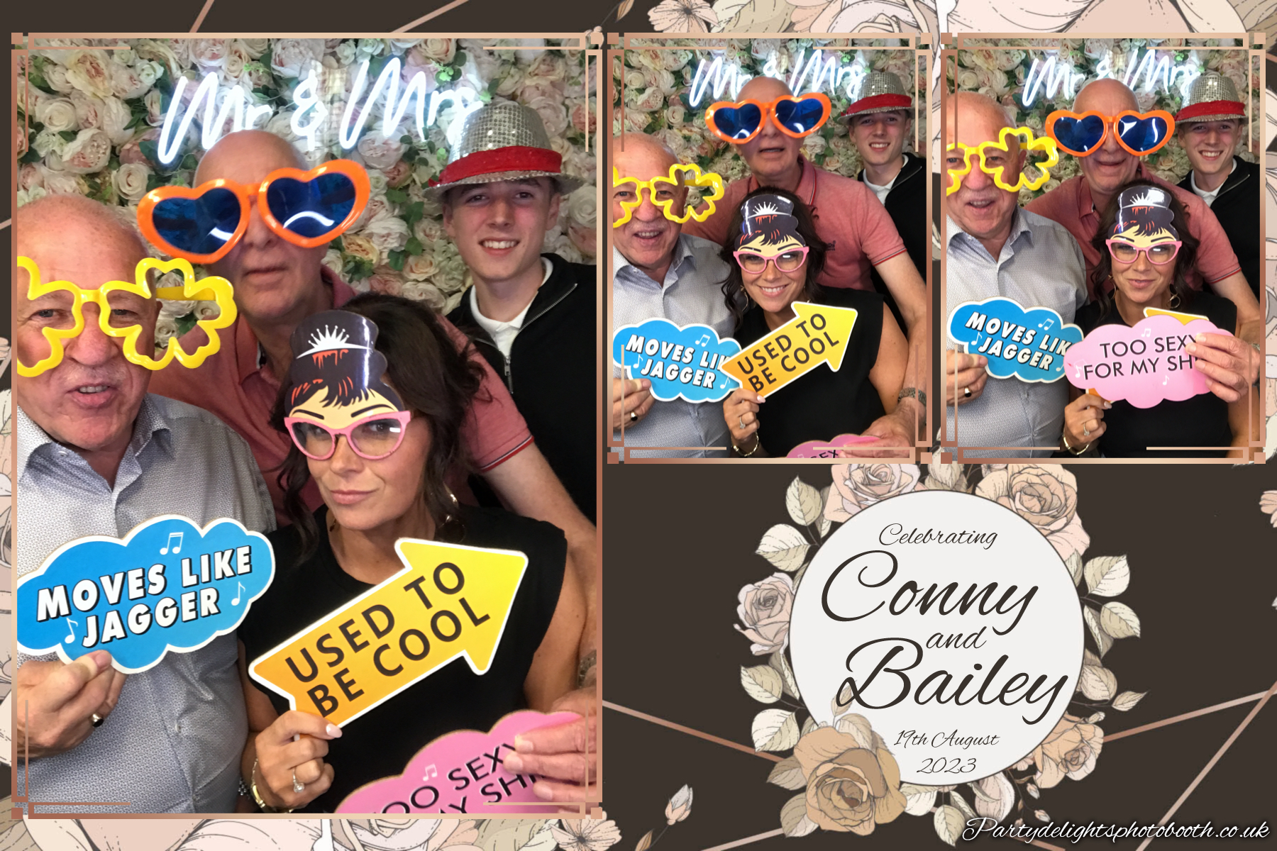 Conny & Bailey’s Wedding | View more photos from the event at gallery.partydelightsphotobooth.co.uk/u/PartyDelightsPhotoBooth/Conny-Bailey’s-Wedding