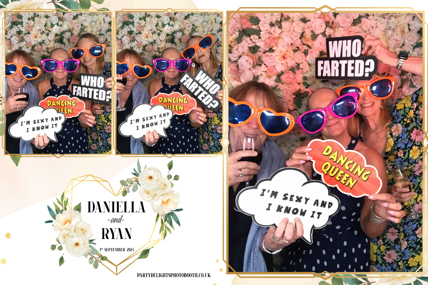 Daniella and Ryan’s Wedding | View more photos from the event at gallery.partydelightsphotobooth.co.uk/u/PartyDelightsPhotoBooth/Daniella-and-Ryan’s-Wedding