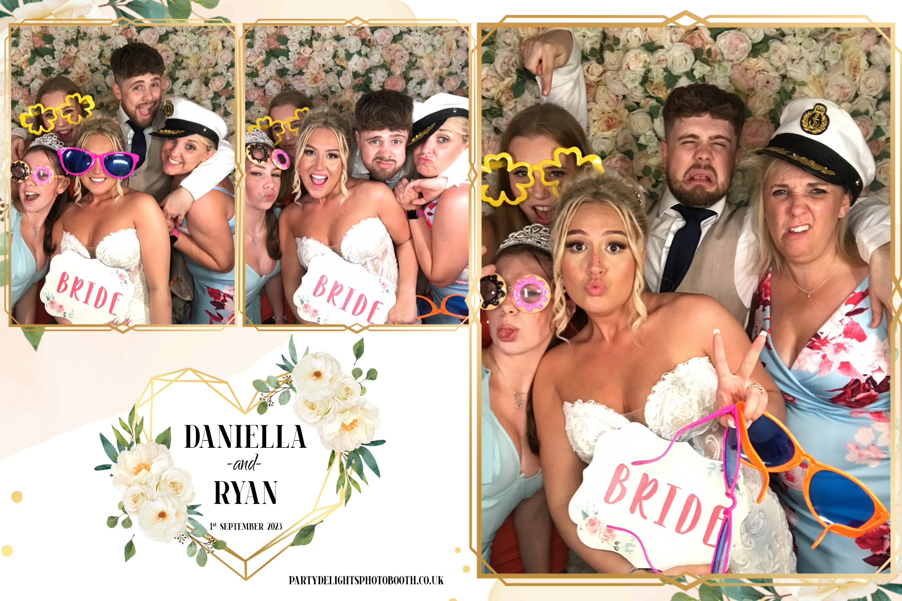 Daniella and Ryan’s Wedding | View more photos from the event at gallery.partydelightsphotobooth.co.uk/u/PartyDelightsPhotoBooth/Daniella-and-Ryan’s-Wedding