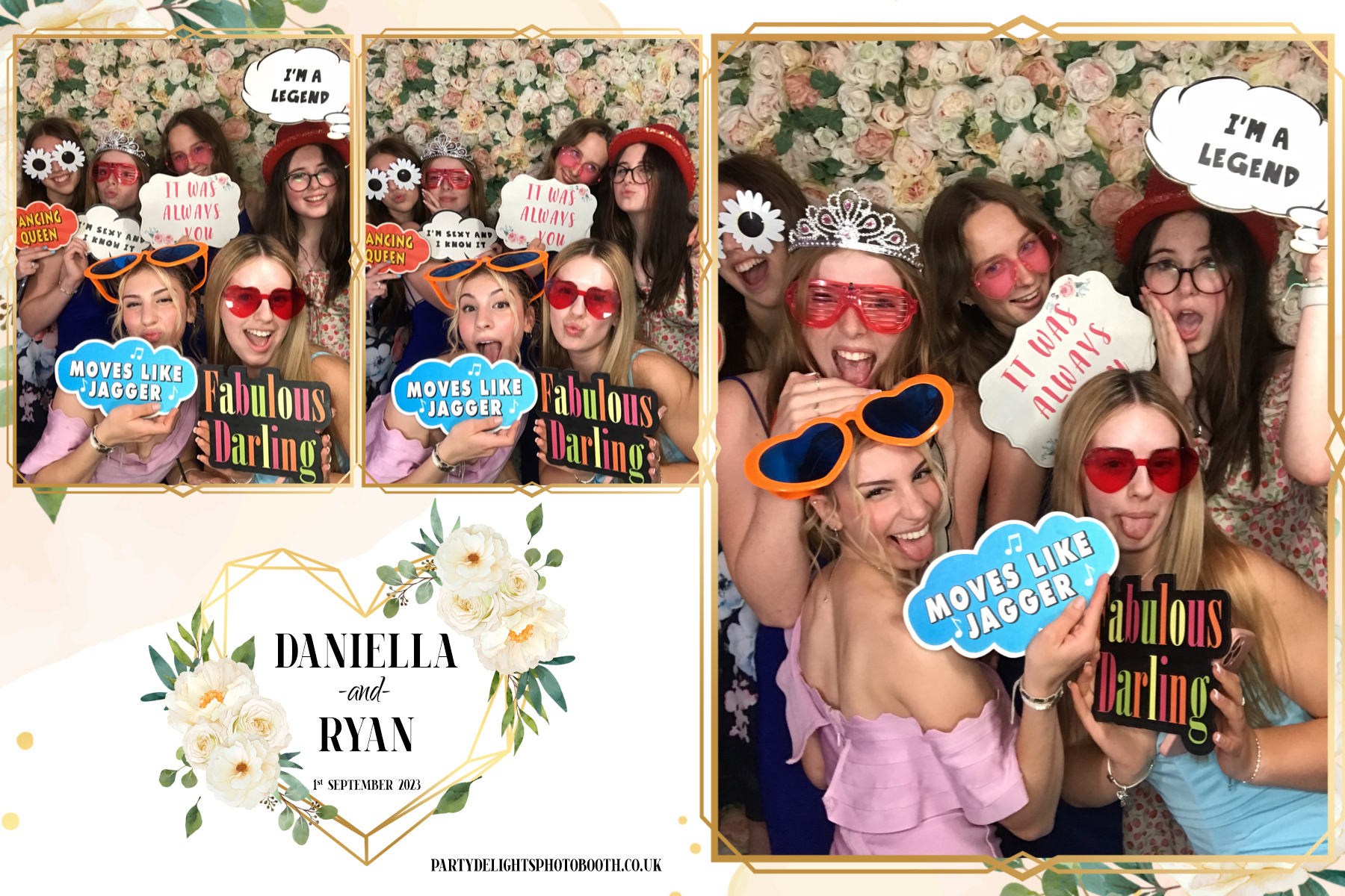 Daniella and Ryan’s Wedding | View more photos from the event at gallery.partydelightsphotobooth.co.uk/u/PartyDelightsPhotoBooth/Daniella-and-Ryan’s-Wedding