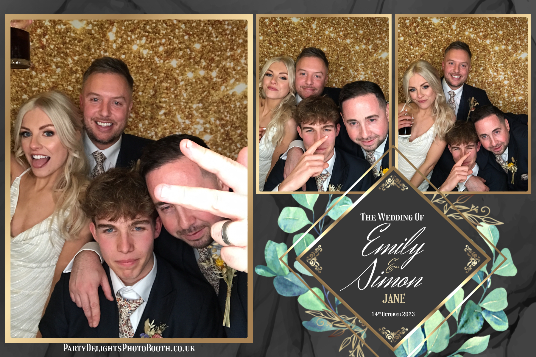 Emily and Simon's Wedding | View more photos from the event at gallery.partydelightsphotobooth.co.uk/u/PartyDelightsPhotoBooth/Emily-and-Simons-Wedding