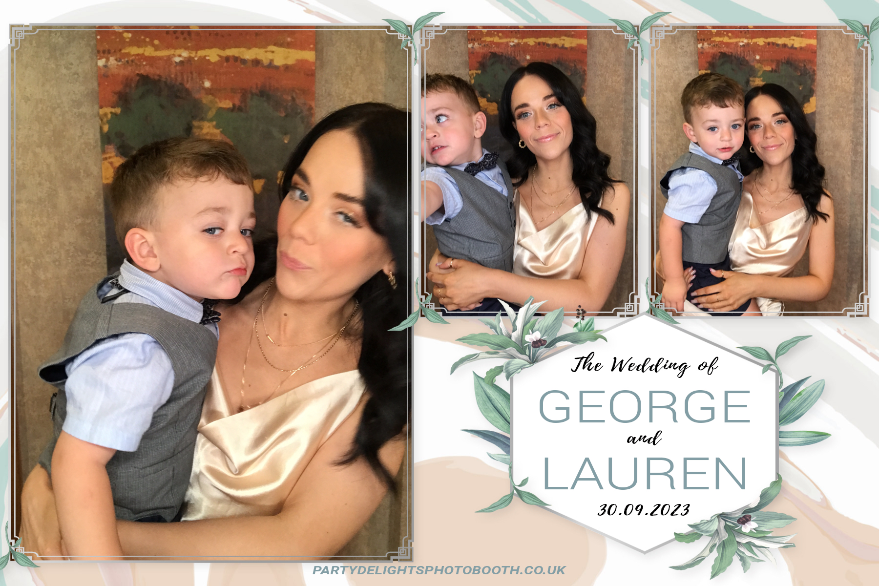 George and Lauren's Wedding | View more photos from the event at gallery.partydelightsphotobooth.co.uk/u/PartyDelightsPhotoBooth/George-and-Laurens-Wedding