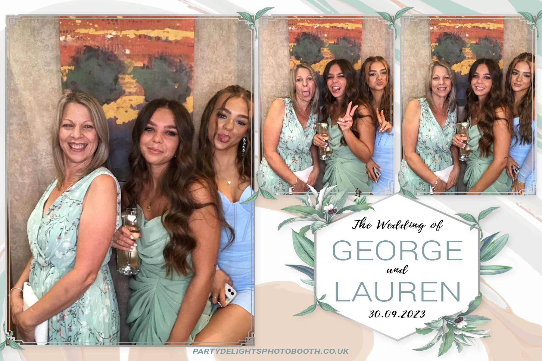 George and Lauren's Wedding | View more photos from the event at gallery.partydelightsphotobooth.co.uk/u/PartyDelightsPhotoBooth/George-and-Laurens-Wedding