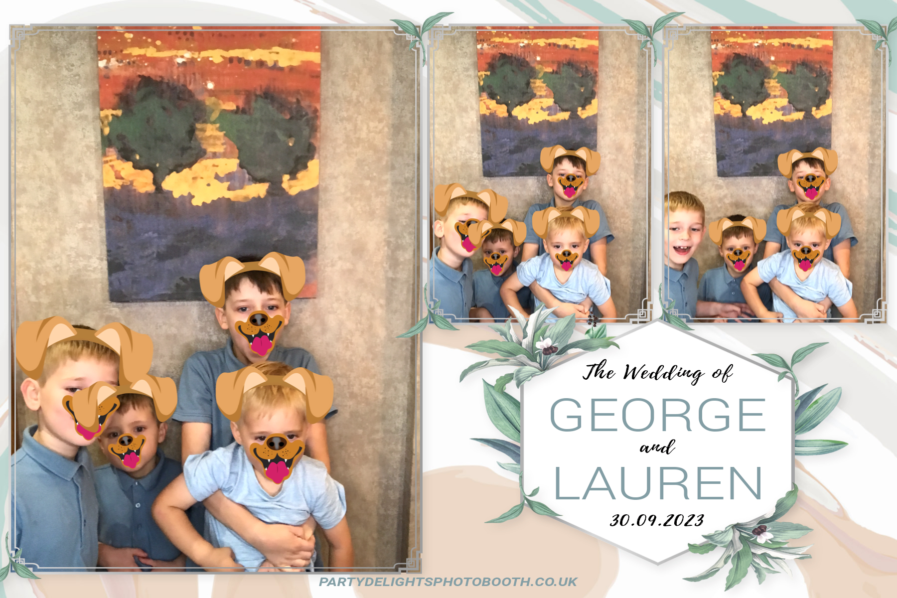 George and Lauren's Wedding | View more photos from the event at gallery.partydelightsphotobooth.co.uk/u/PartyDelightsPhotoBooth/George-and-Laurens-Wedding