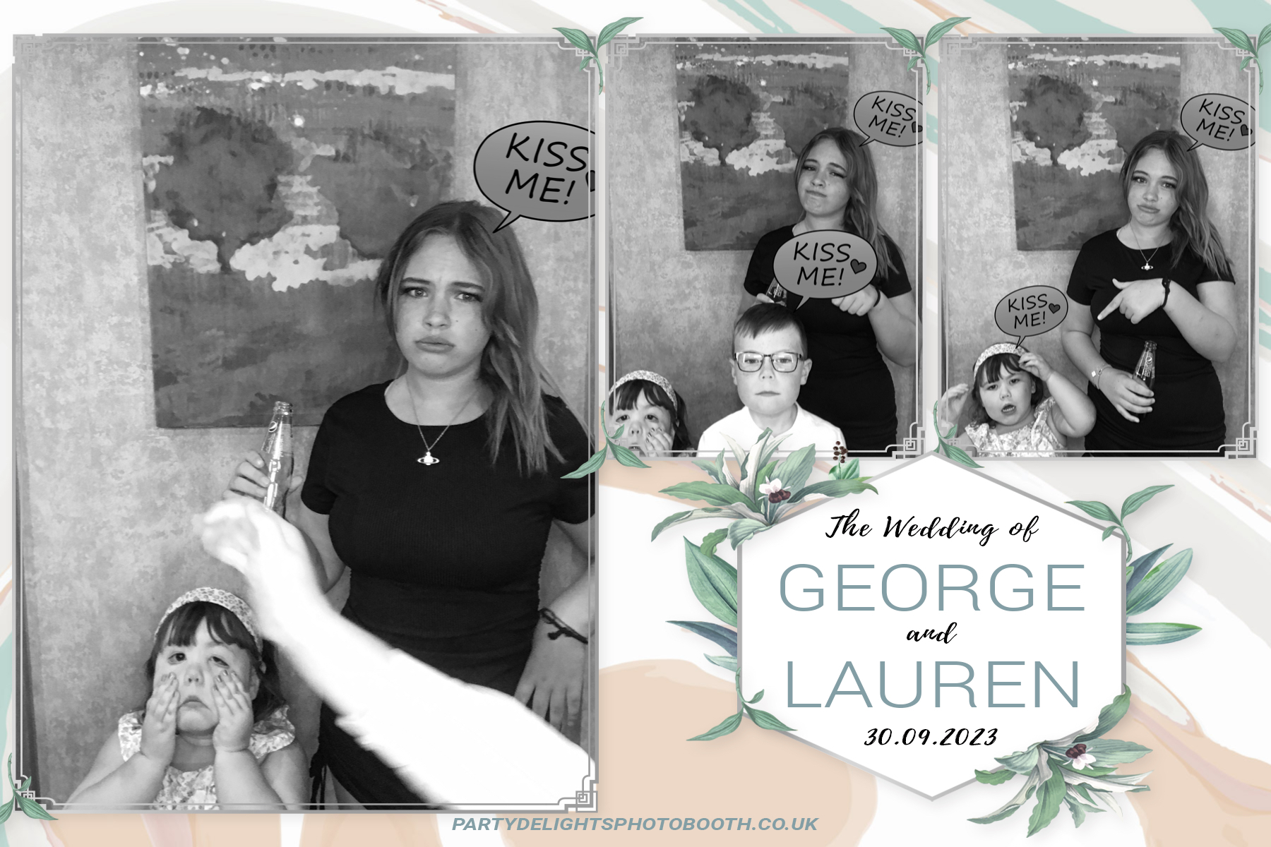 George and Lauren's Wedding | View more photos from the event at gallery.partydelightsphotobooth.co.uk/u/PartyDelightsPhotoBooth/George-and-Laurens-Wedding