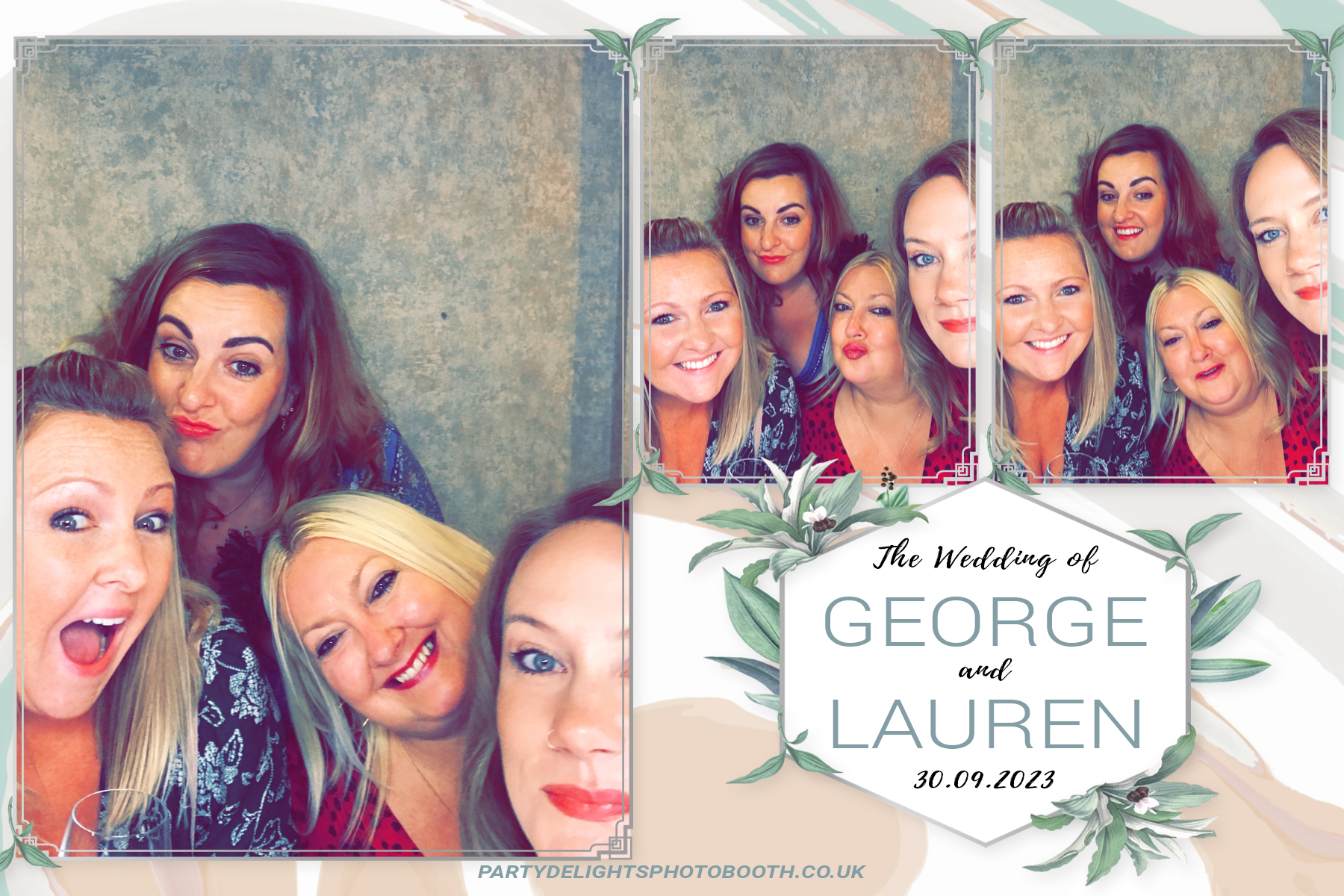 George and Lauren's Wedding | View more photos from the event at gallery.partydelightsphotobooth.co.uk/u/PartyDelightsPhotoBooth/George-and-Laurens-Wedding