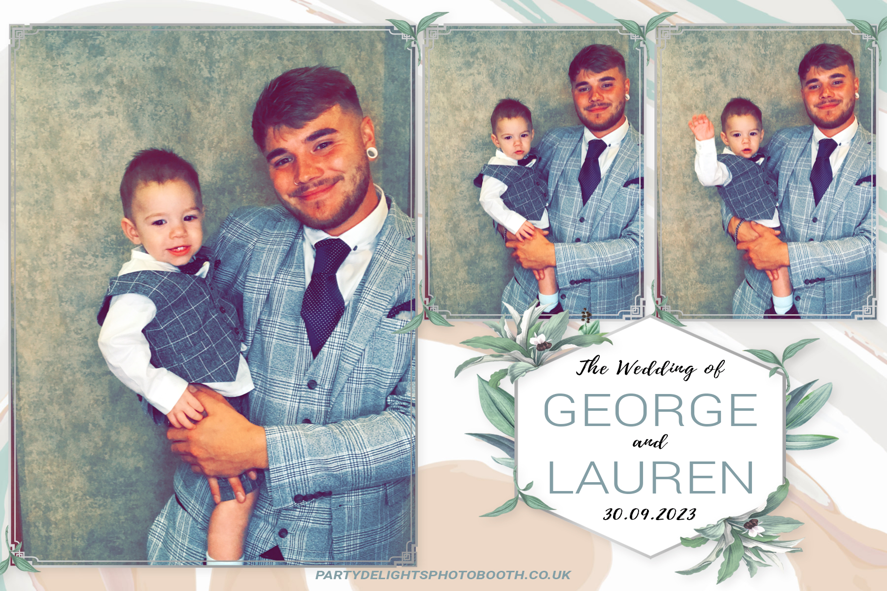 George and Lauren's Wedding | View more photos from the event at gallery.partydelightsphotobooth.co.uk/u/PartyDelightsPhotoBooth/George-and-Laurens-Wedding