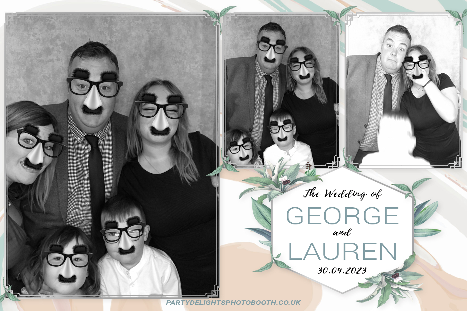 George and Lauren's Wedding | View more photos from the event at gallery.partydelightsphotobooth.co.uk/u/PartyDelightsPhotoBooth/George-and-Laurens-Wedding