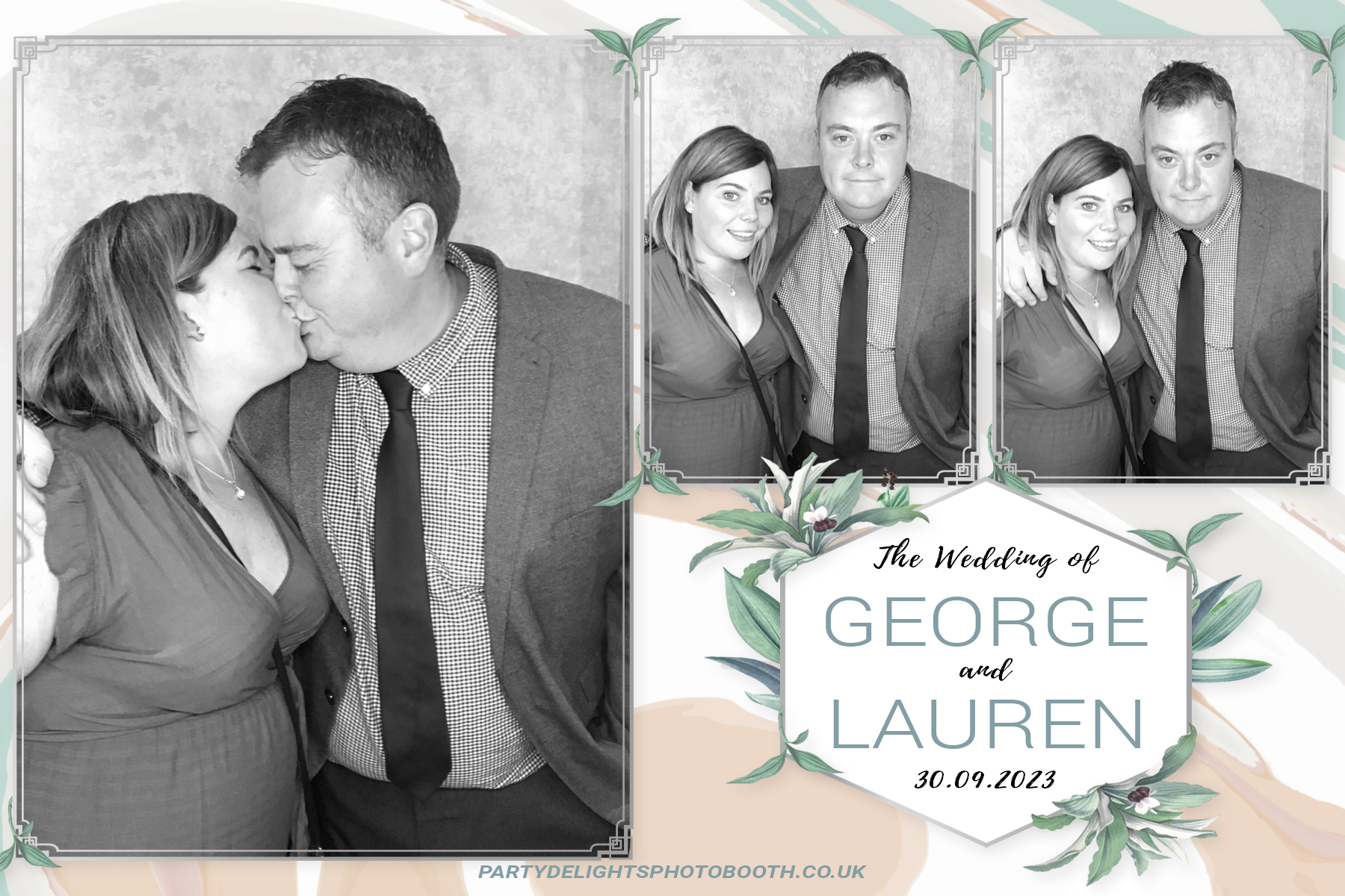 George and Lauren's Wedding | View more photos from the event at gallery.partydelightsphotobooth.co.uk/u/PartyDelightsPhotoBooth/George-and-Laurens-Wedding