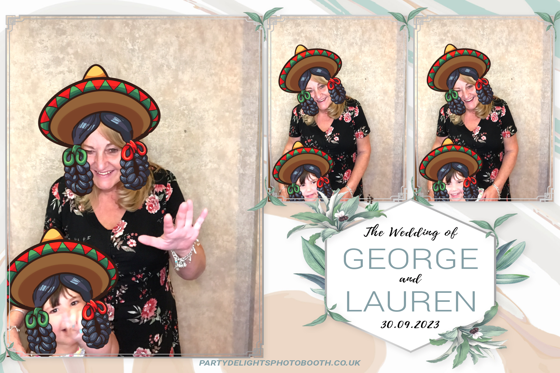 George and Lauren's Wedding | View more photos from the event at gallery.partydelightsphotobooth.co.uk/u/PartyDelightsPhotoBooth/George-and-Laurens-Wedding