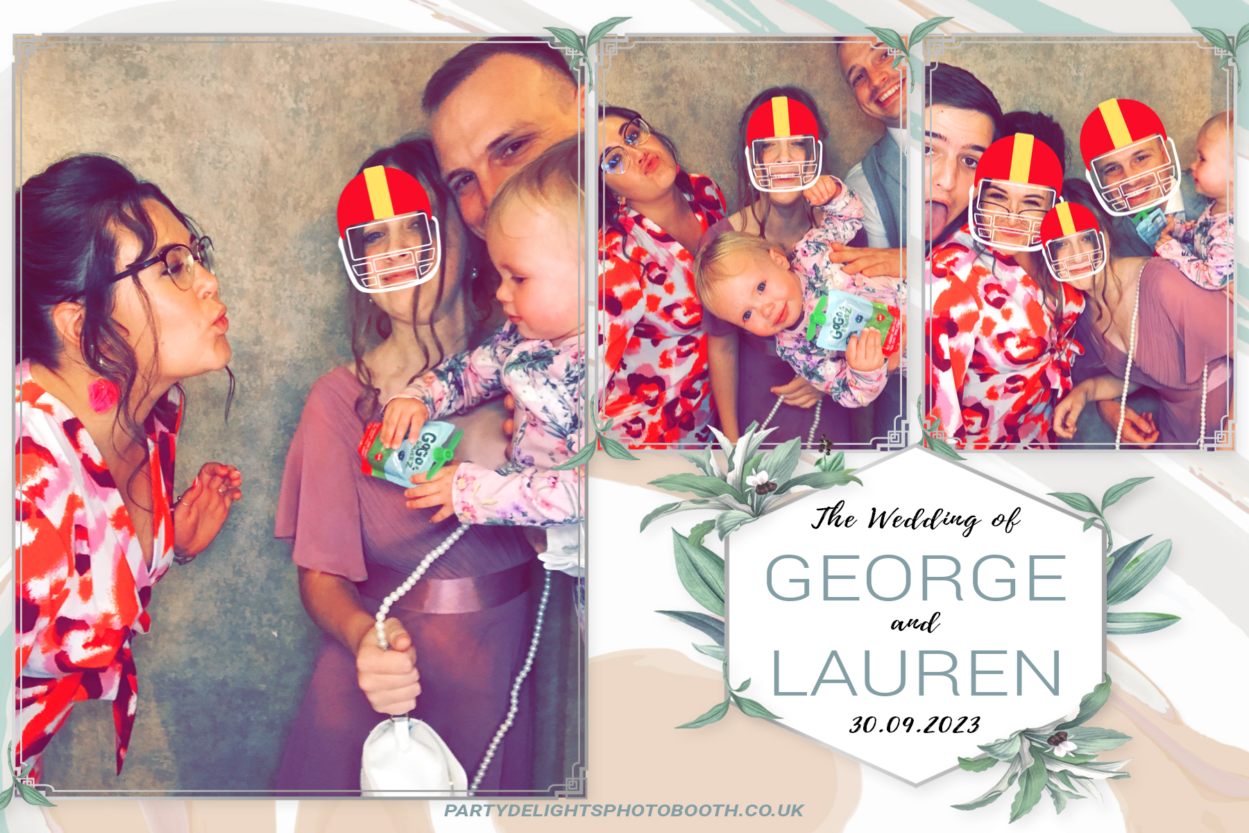 George and Lauren's Wedding | View more photos from the event at gallery.partydelightsphotobooth.co.uk/u/PartyDelightsPhotoBooth/George-and-Laurens-Wedding