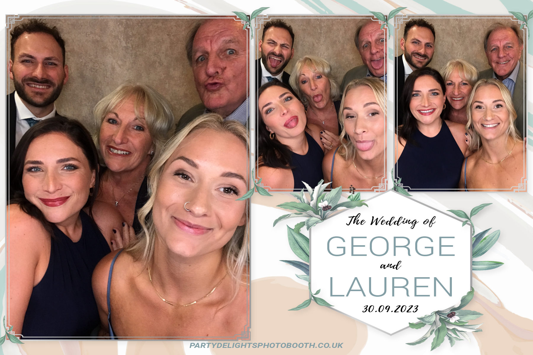 George and Lauren's Wedding | View more photos from the event at gallery.partydelightsphotobooth.co.uk/u/PartyDelightsPhotoBooth/George-and-Laurens-Wedding