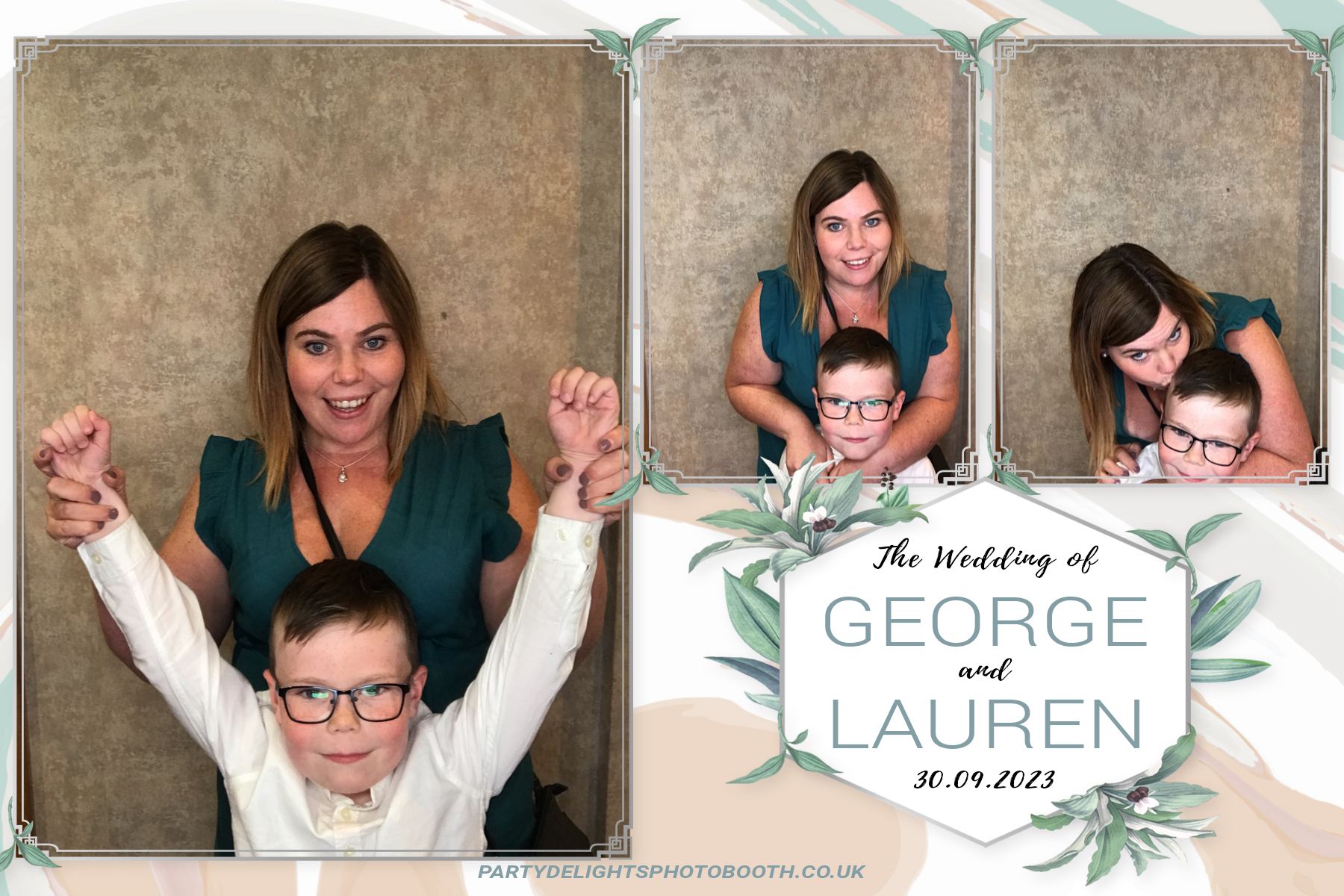 George and Lauren's Wedding | View more photos from the event at gallery.partydelightsphotobooth.co.uk/u/PartyDelightsPhotoBooth/George-and-Laurens-Wedding